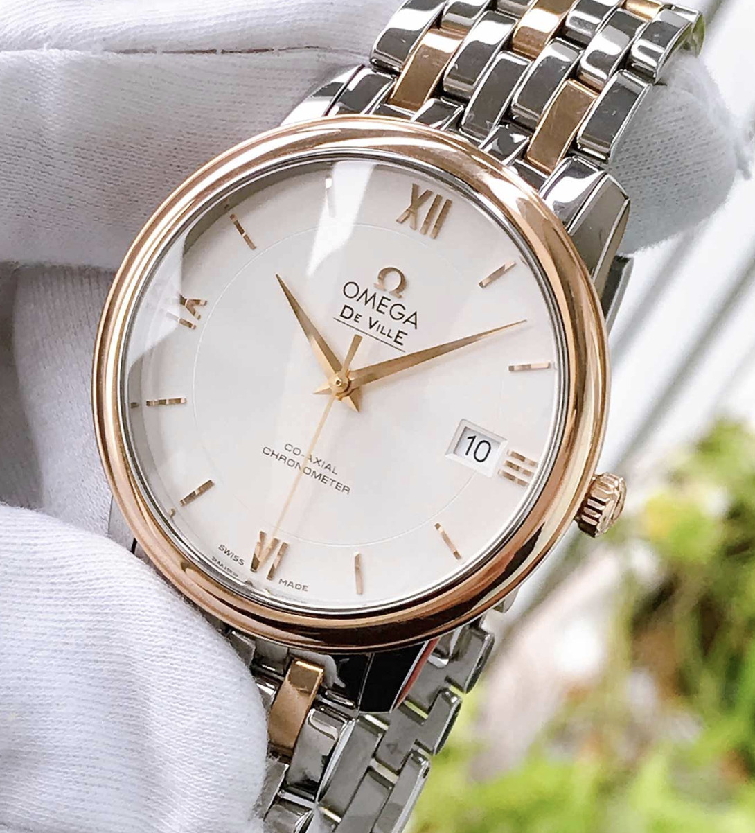(ĐỒNG HỒ NAM) (NEW) Omega De Ville Prestige Co-Axial Chronometer 424.20.37.20.02.002 42420372002002 36.8mm