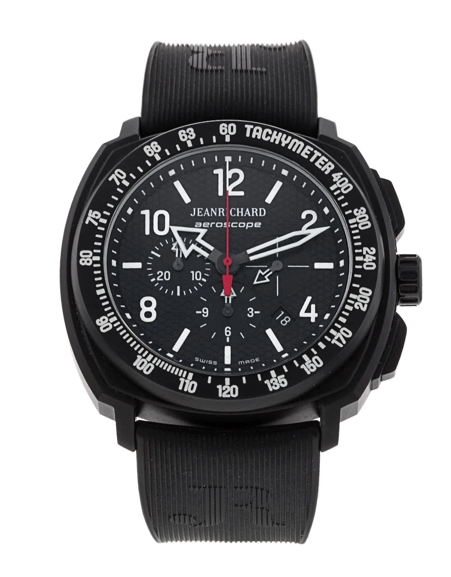Ảnh 2 của [Deal Lướt]ĐỒNG HỒ  Jean Richard Aeroscope Chronograph 60650 TITANIUM (siêu nhẹ)
