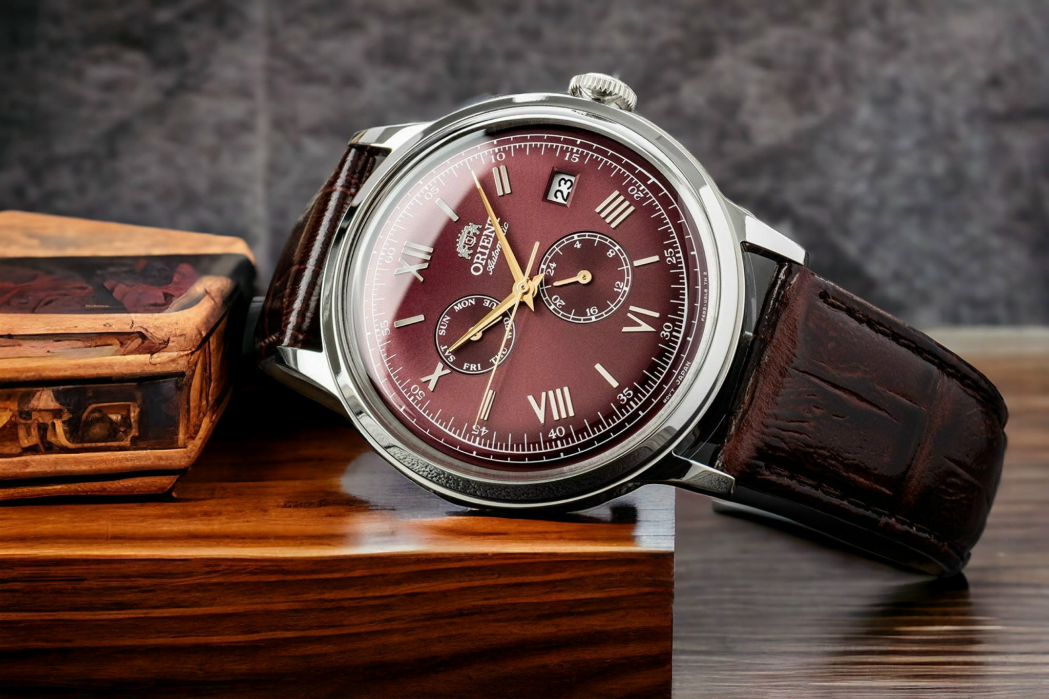 Ảnh 4 của (ĐỒNG HỒ NAM) Orient Bambino Version 8 RA-AK0705R10 (  RA-AK0705R) 40.5mm