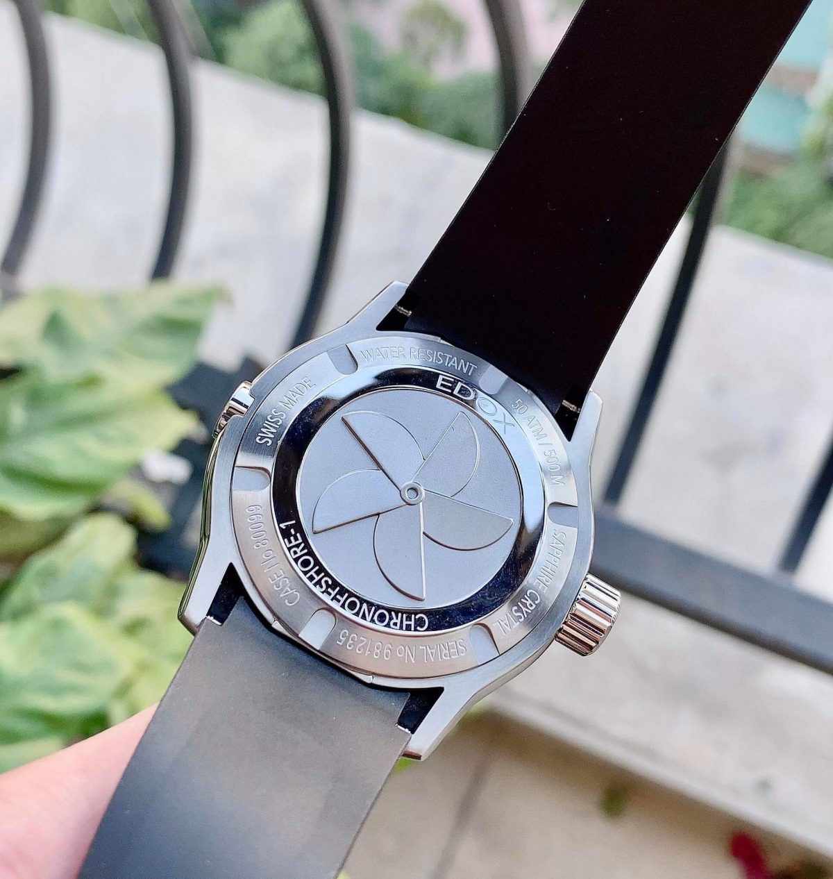 Ảnh 5 của (ĐỒNG HỒ NAM) Edox Chronoffshore-1 Automatic Black Dial 80099-3O-NINO (800993ONINO) 43mm