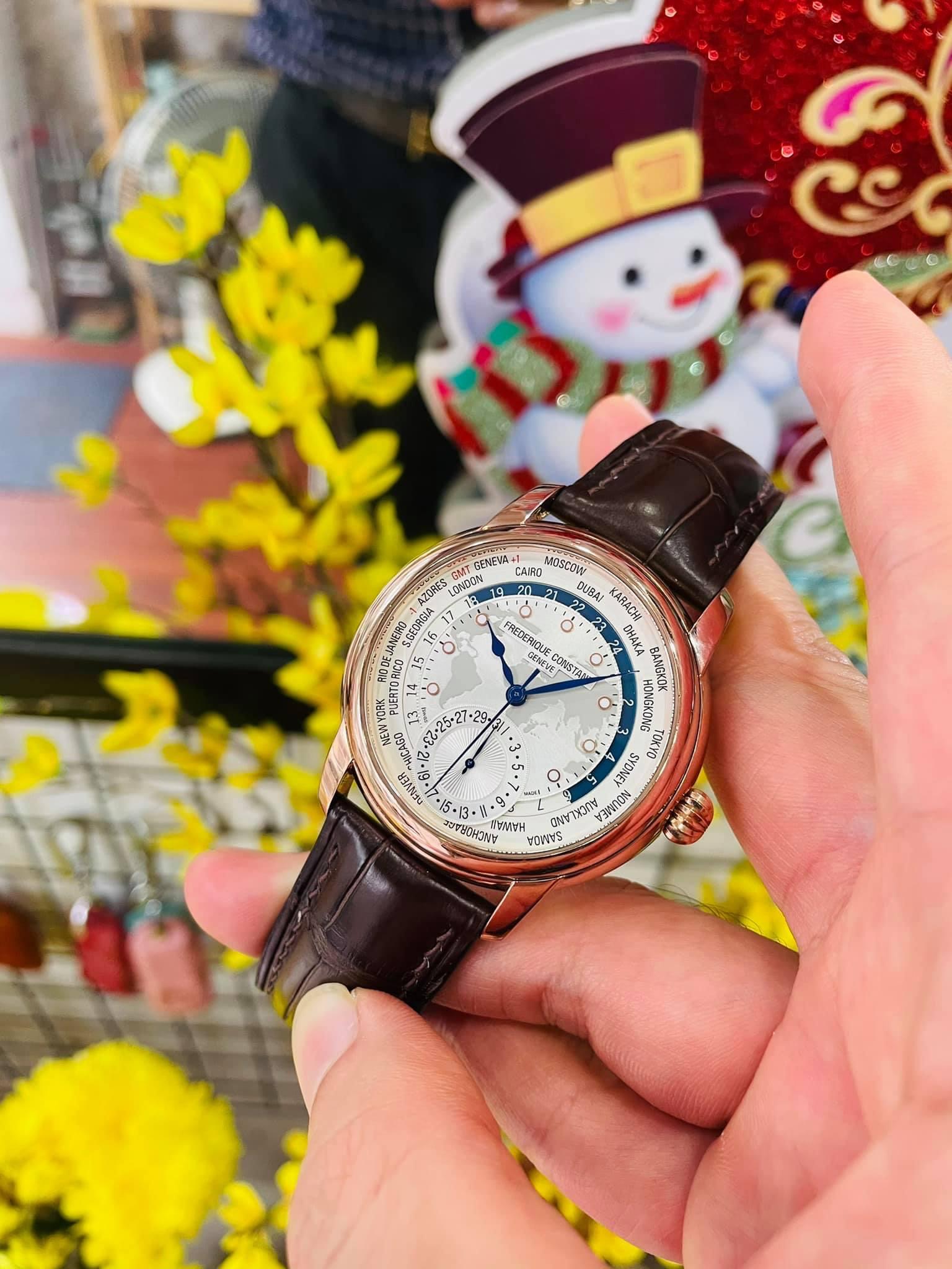 Ảnh 3 của [DEAL LƯỚT] Frederique Constant Worldtimer FC-718WM4H4 Sang Trọng, Lịch Lãm