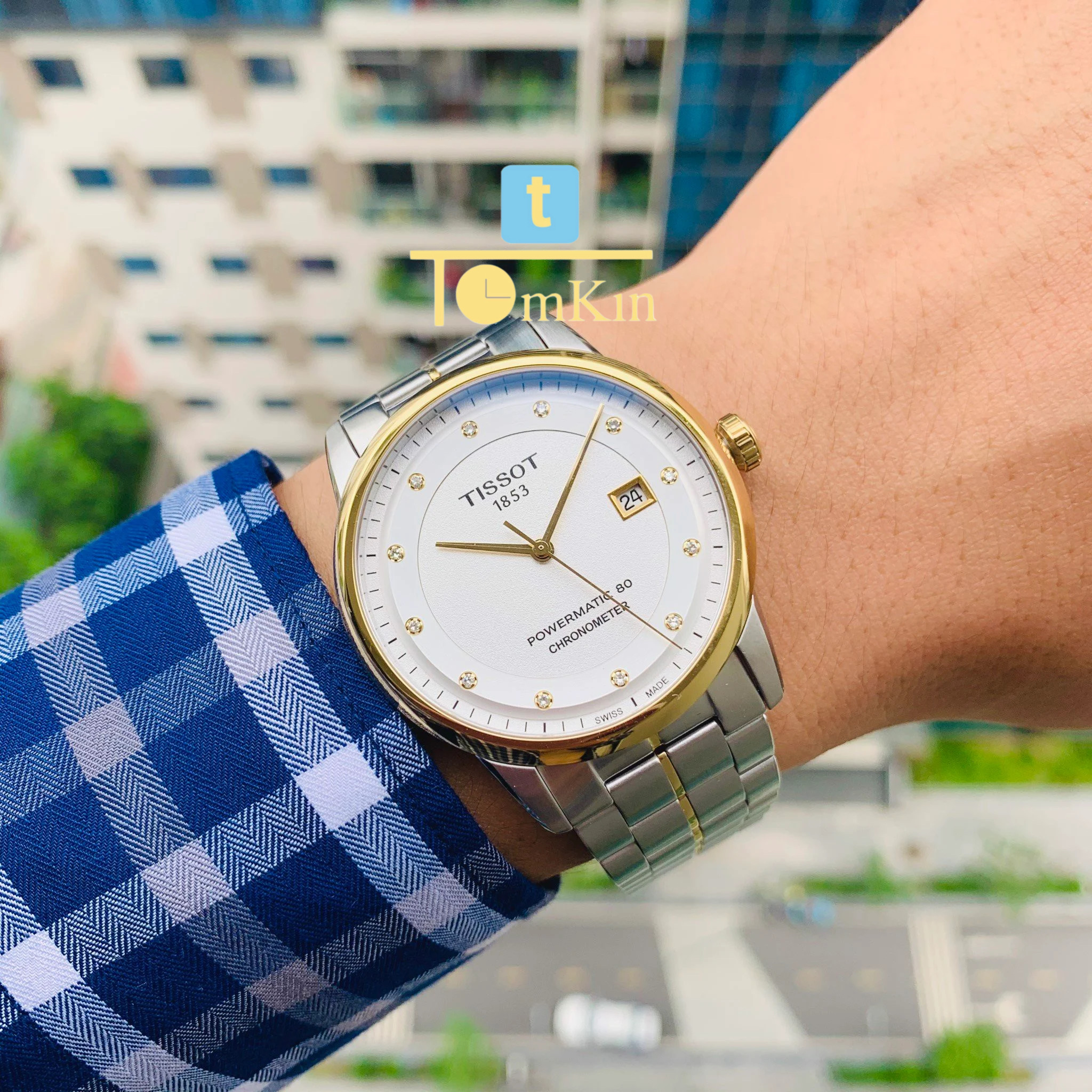 Ảnh 4 của (ĐỒNG HỒ NAM) TISSOT AUTOMATIC LUXURY COSC T086.408.22.036.00 ( T0864082203600 )