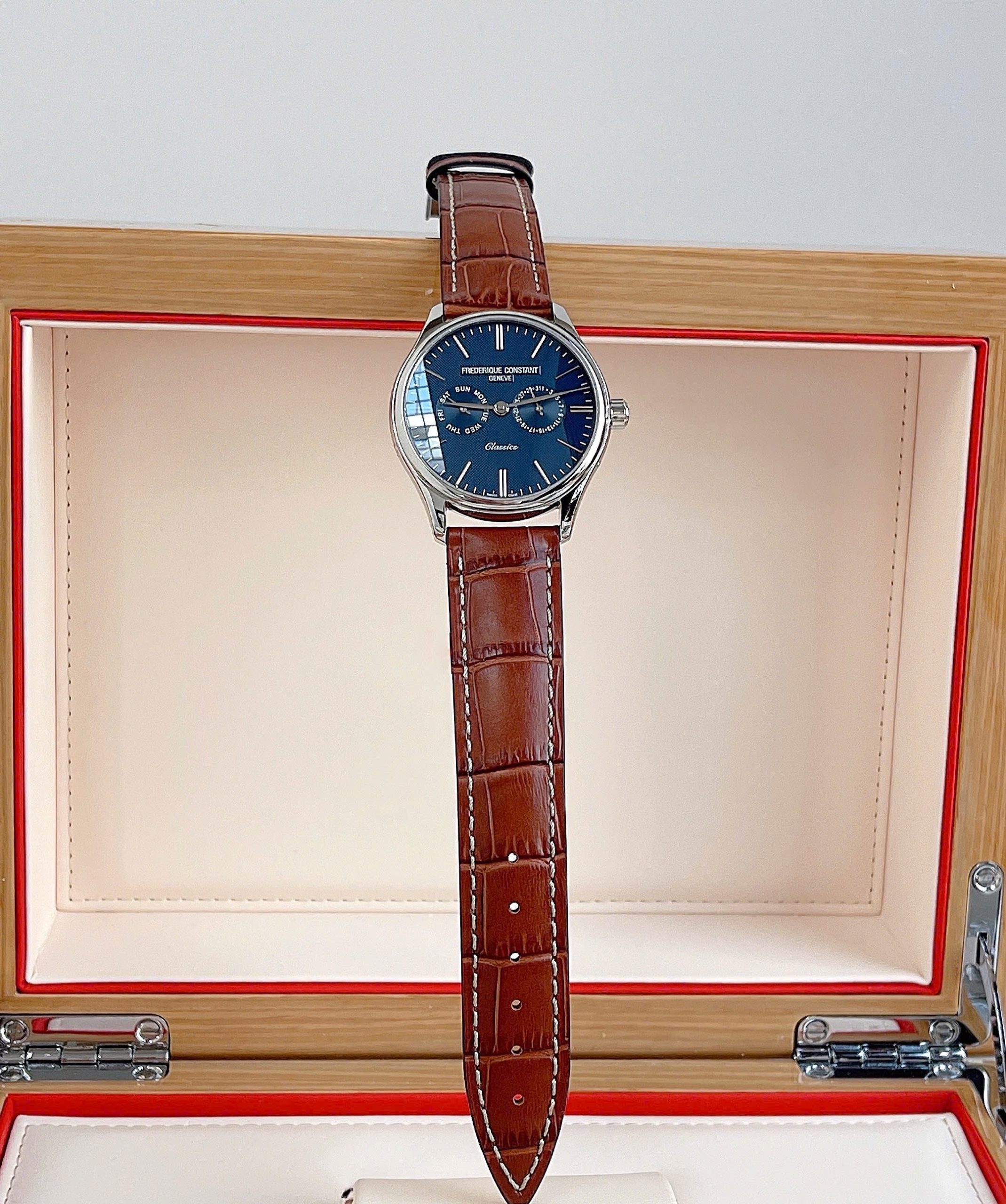 Ảnh 2 của (ĐỒNG HỒ NAM) (New) FREDERIQUE CONSTANT FC-259NT5B6 BLUE CLASSICS DAY/DATE 40MM ( FC259NT5B6 ) ( 259NT5B6)