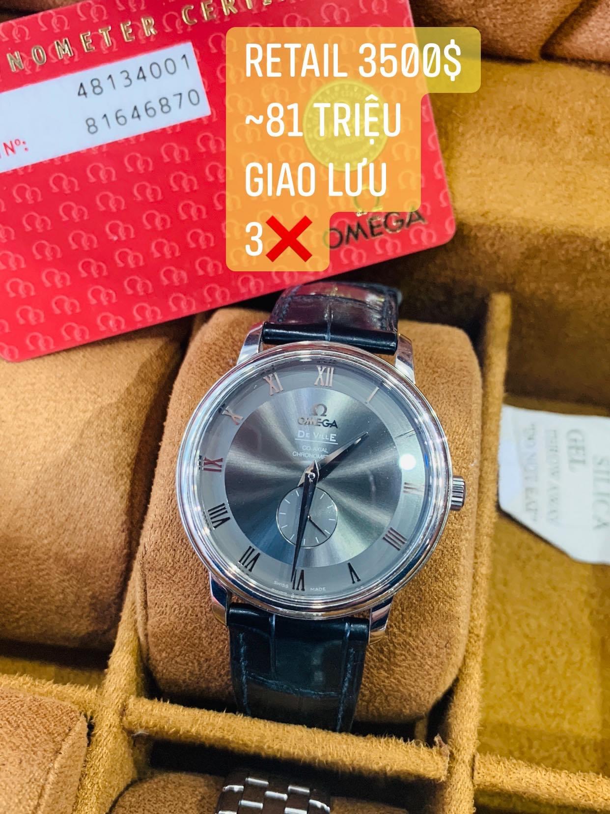 [Đã bán] Omega De Ville Prestige Co-Axial Small Seconds 39 mm Ref 48134001