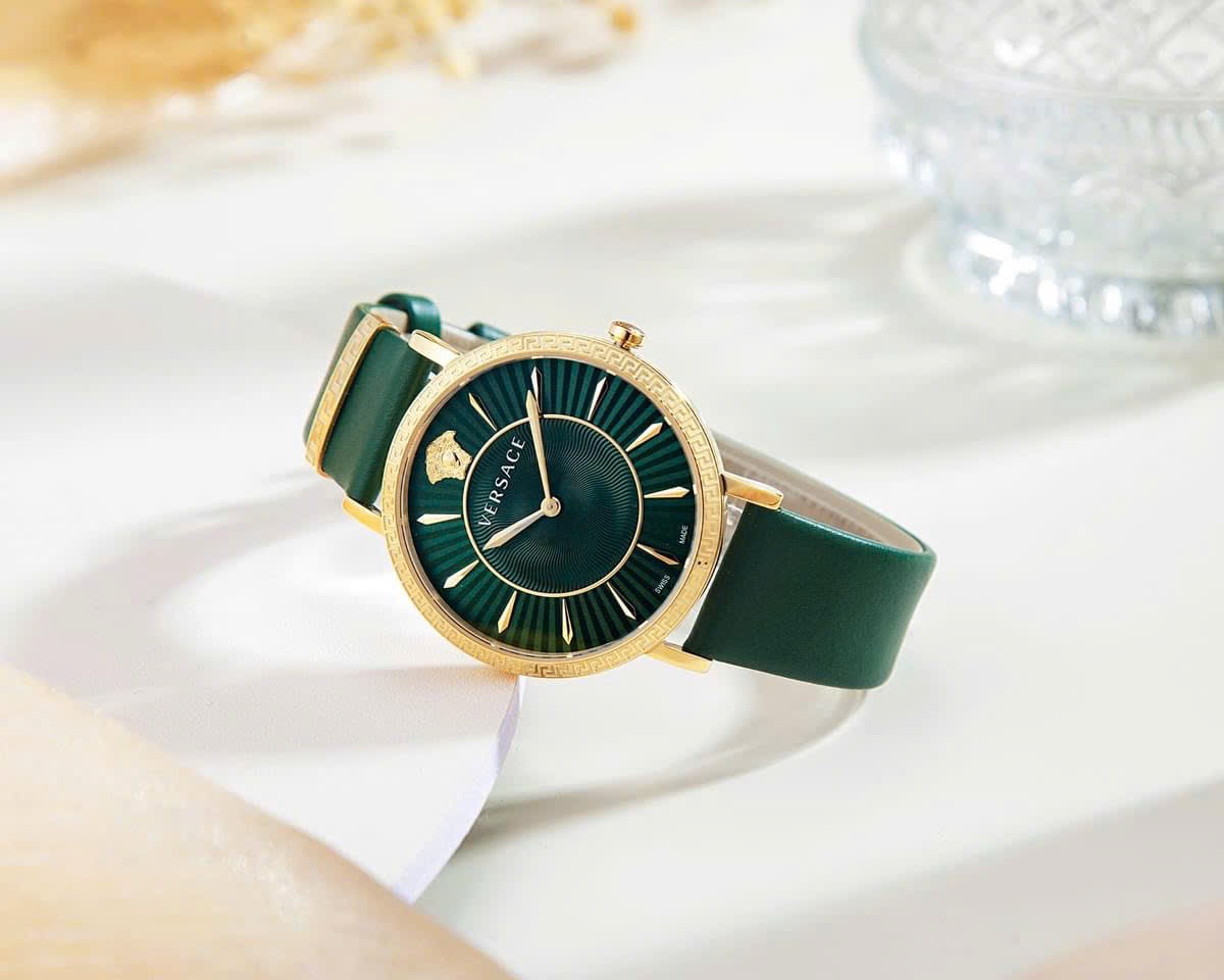 Ảnh 3 của (ĐỒNG HỒ NỮ) Versace Women 38 mm Size Green Dial Analog Watch- VEJL00322