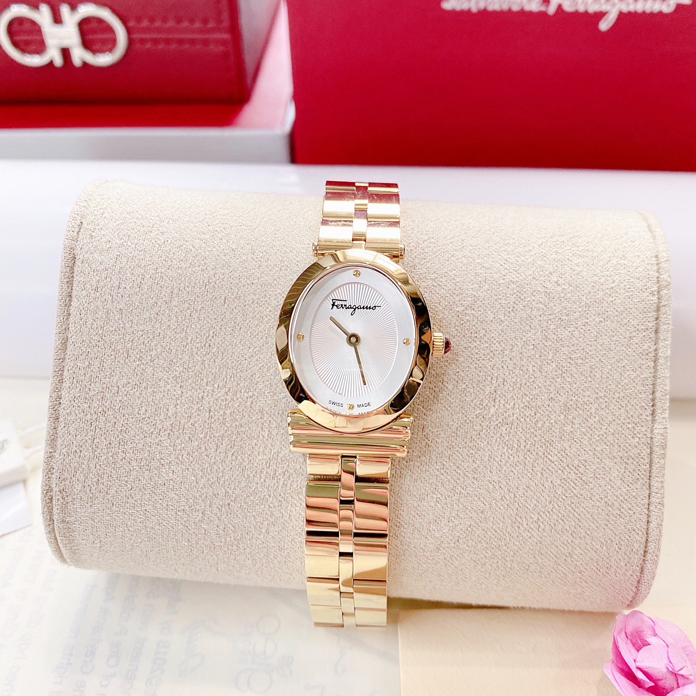 (ĐỒNG HỒ NỮ) Salvatore Ferragamo SFMB00521 Miroir Women 22mm Stainless steel
