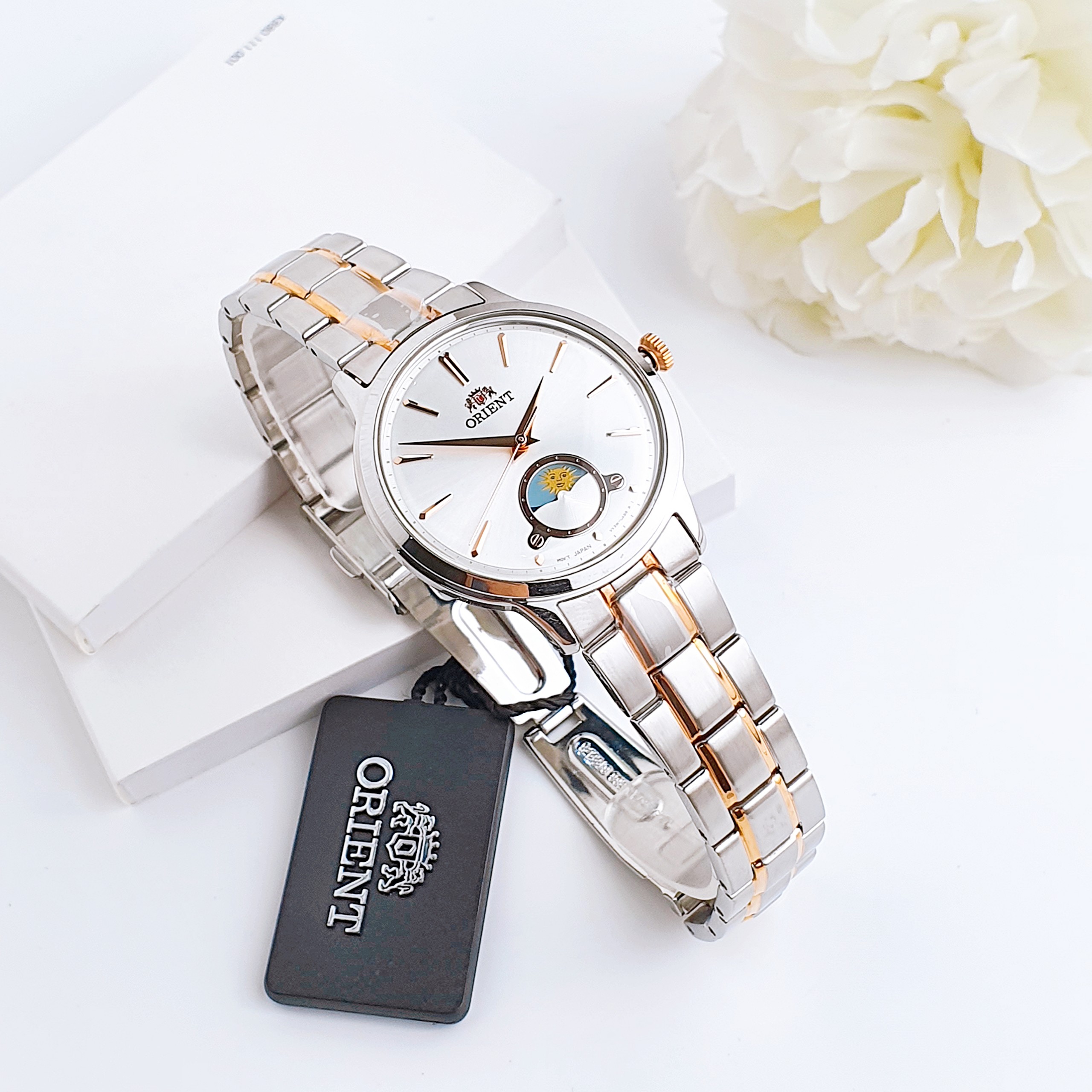 Ảnh 4 của (ĐỒNG HỒ NỮ) Orient Sun and Moon RA-KB0001S10B ( RA-KB0001S ) 32mm