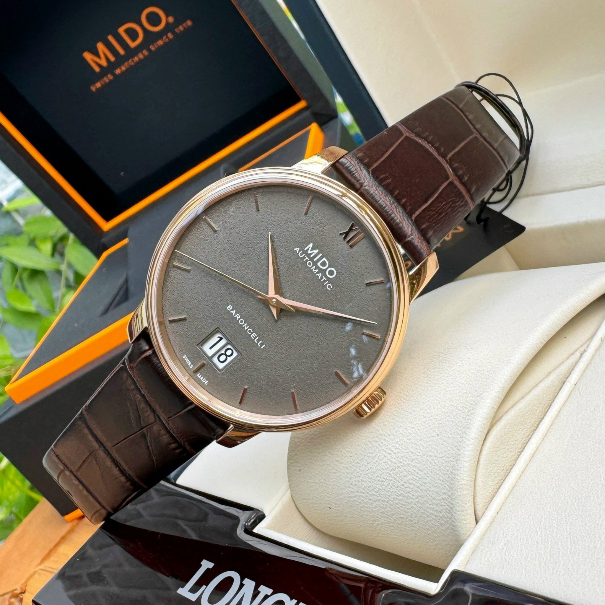 Ảnh 2 của (ĐỒNG HỒ NAM) MIDO BARONCELLI BIG DATE M027.426.36.088.00 (M0274263608800) 40mm