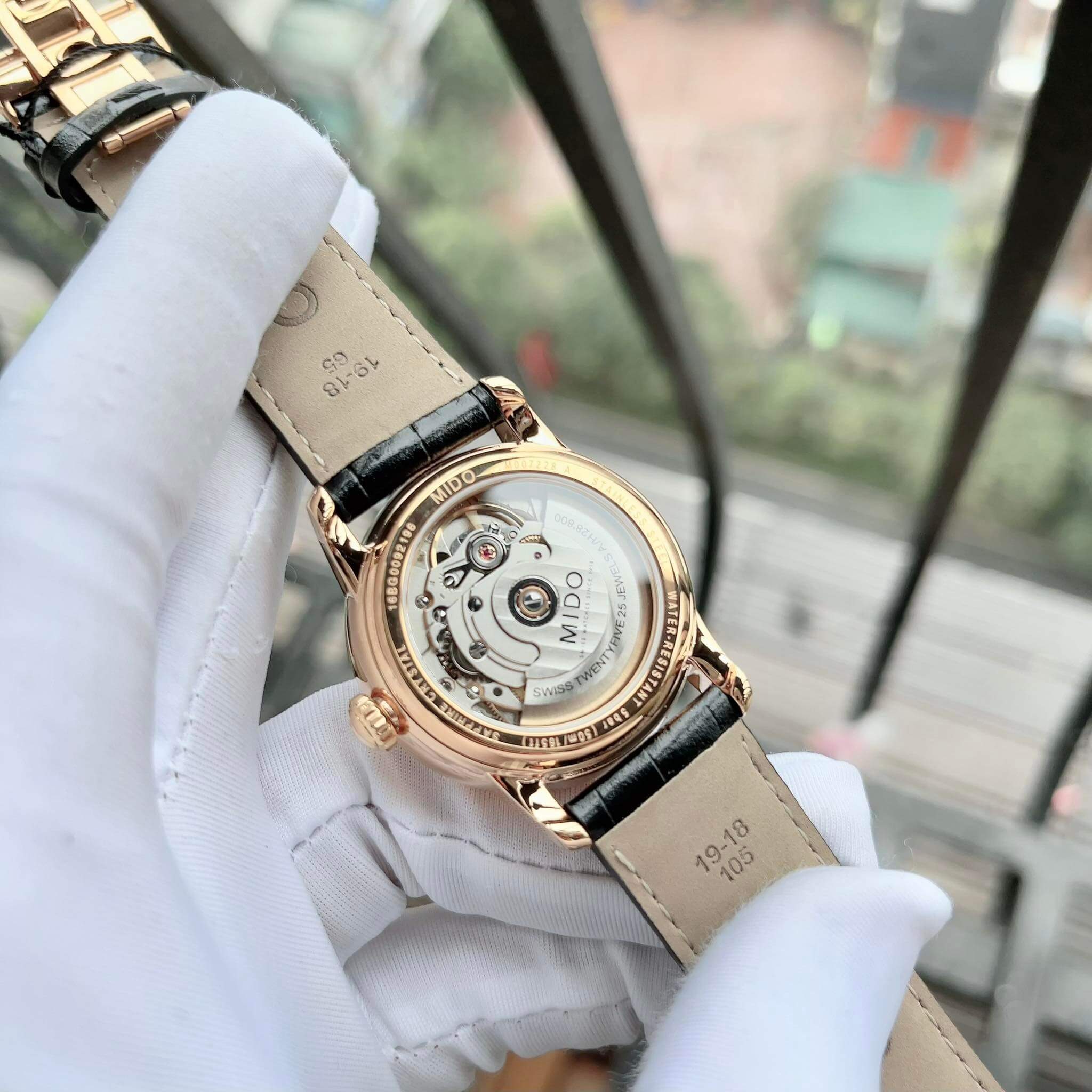 Ảnh 4 của ĐỒNG HỒ NỮ MIDO BARONCELLI DIAMONDS M007.228.36.036.00 (M0072283603600) 35mm