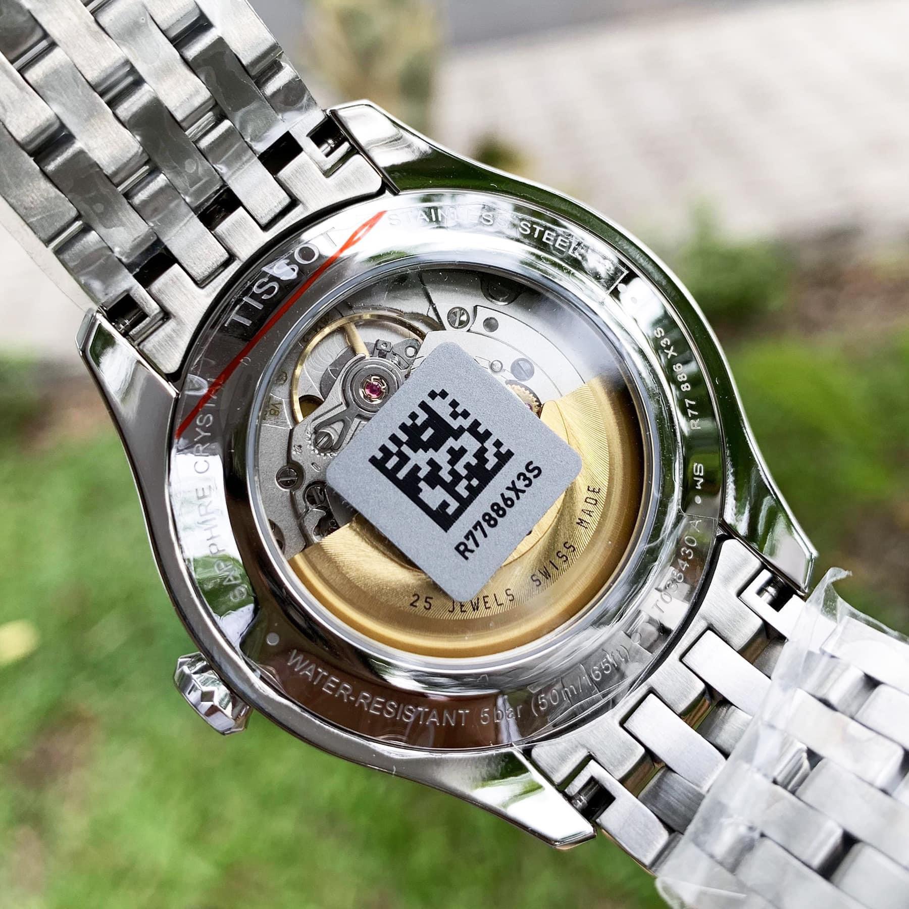 Ảnh 7 của (ĐỒNG HỒ NAM) Tissot Automatic Day Date T038.430.11.037.00 ( T0384301103700 ) 38.5mm