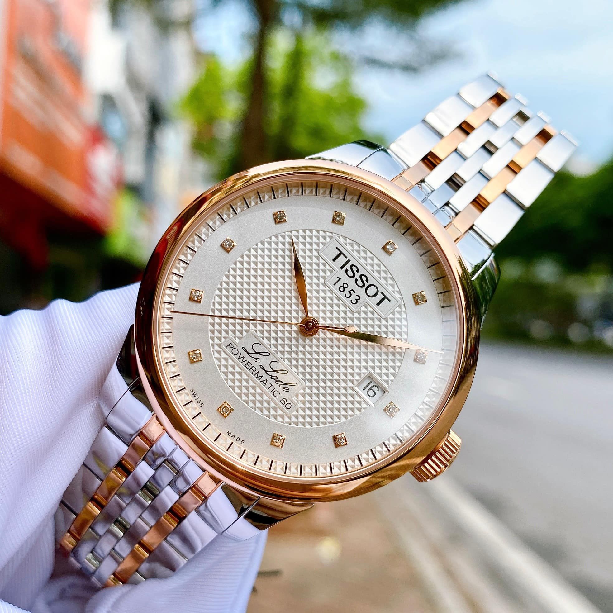 Ảnh 3 của (ĐỒNG HỒ NAM) (New) Tissot Le Locle Diamond DemiRose - T006.407.22.036.01 ( T0064072203601 ) 39.3mm