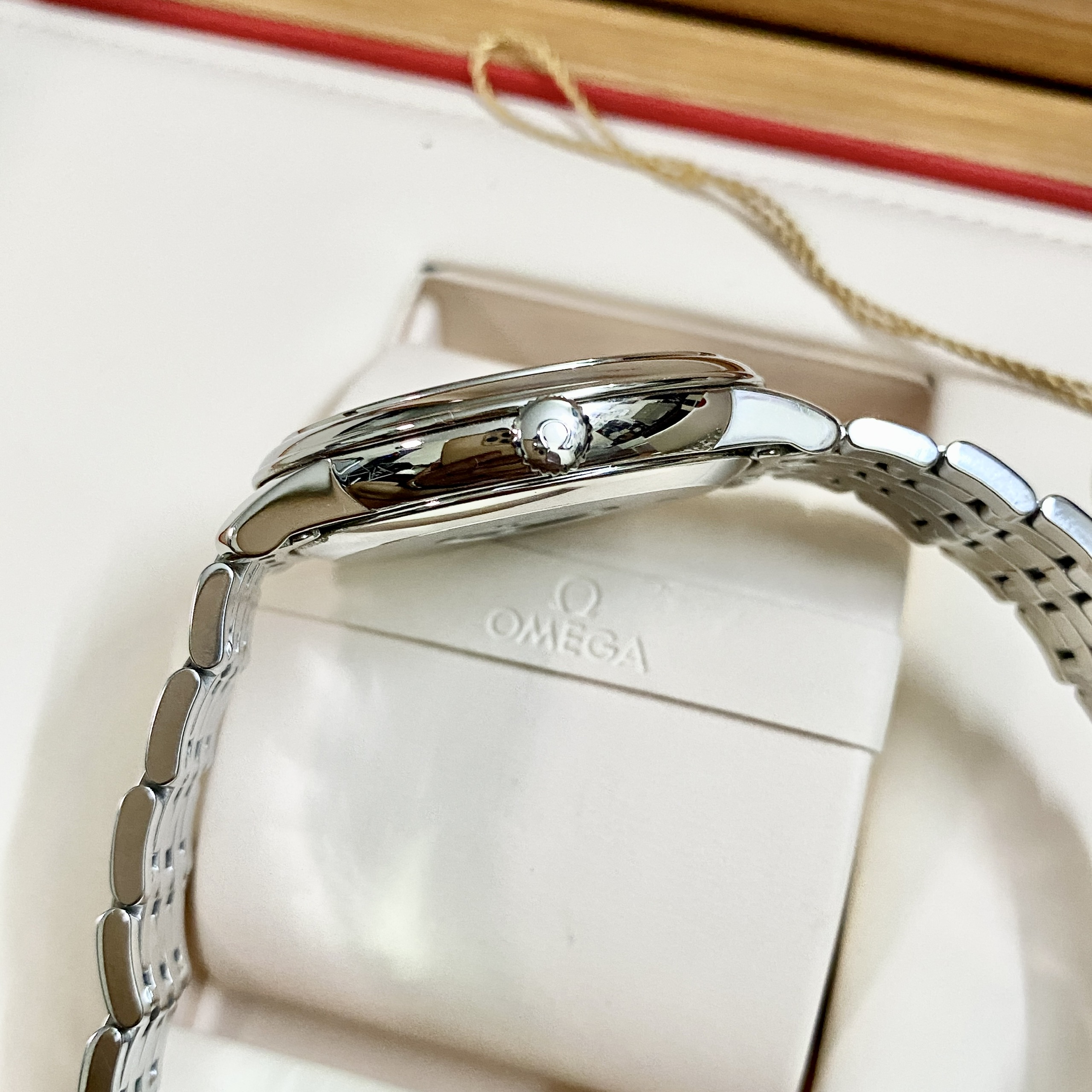 Ảnh 6 của (HÀNG LƯỚT) Đồng hồ nam OMEGA DE-VILLE 424.10.40.20.02.002 PRESTIGE CO‑AXIAL 39.5 MM