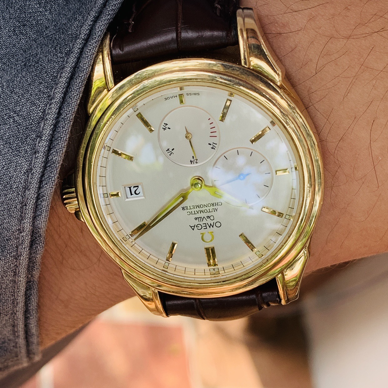 Ảnh 10 của Omega Kim Xăng vàng khối 18k - Deal lướt 95%