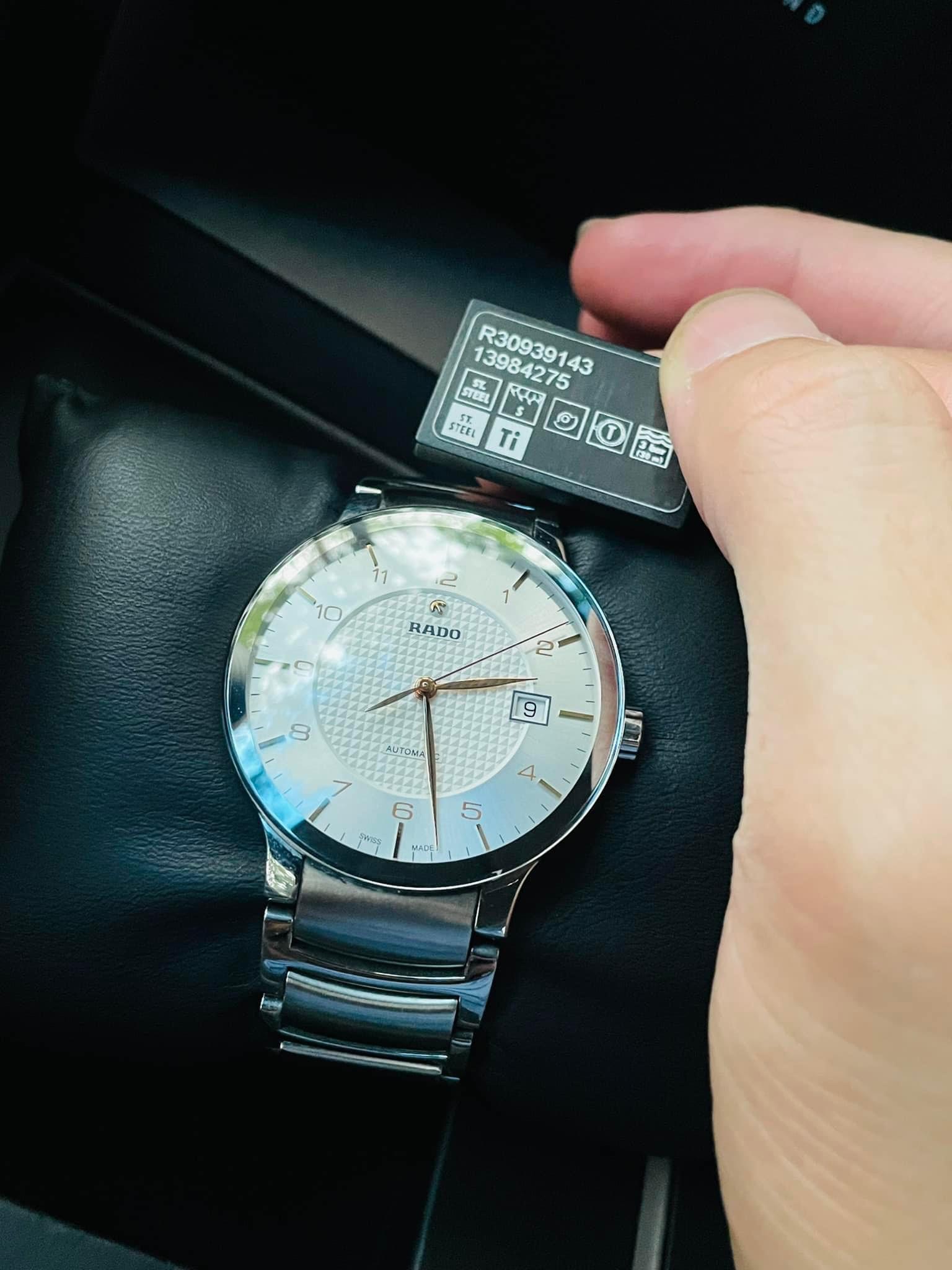 Ảnh 6 của (HÀNG LƯỚT) Đồng hồ nam RADO CENTRIX L AUTOMATIC SWISS WATCH 38MM R30939143