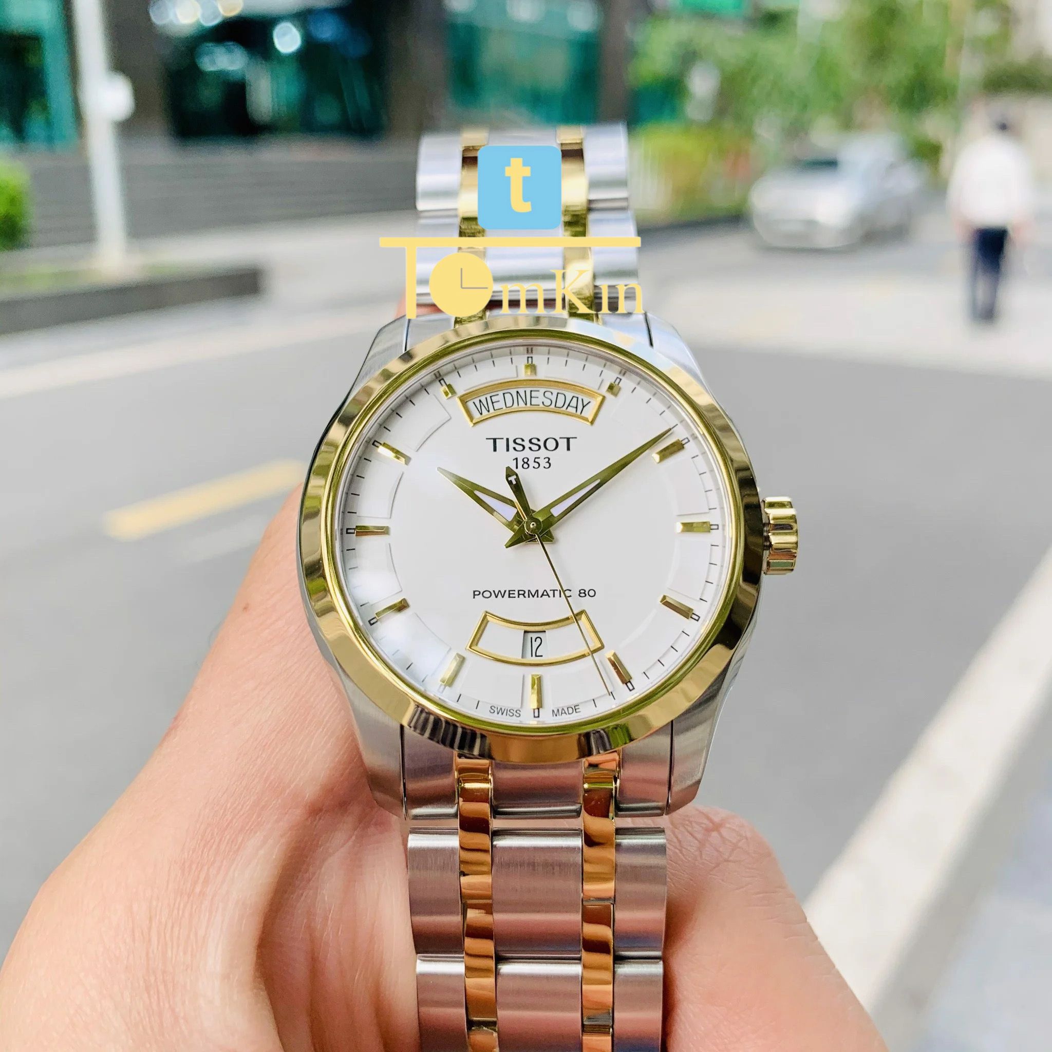 Tissot Automatic Couturier Day Date Demi Stainless Steel T035.407.22.011.01 ( T0354072201101 )