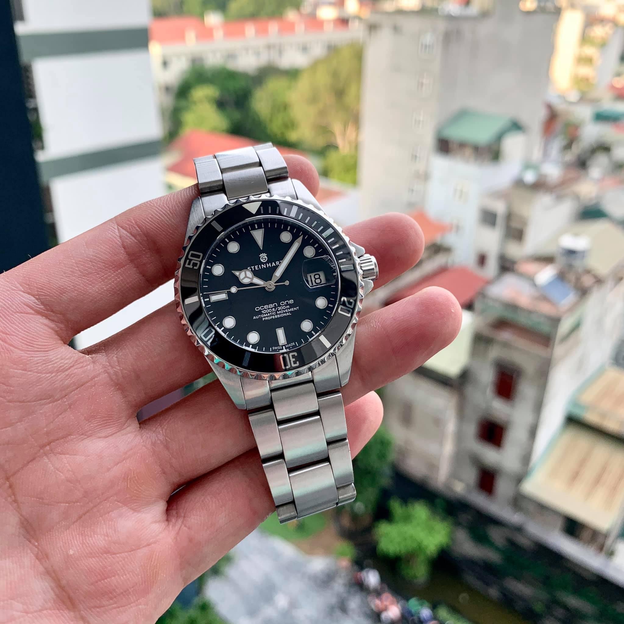 Ảnh 4 của Steinhart 39mm Ceramic BLACK Fullbox đẹp chất ngất