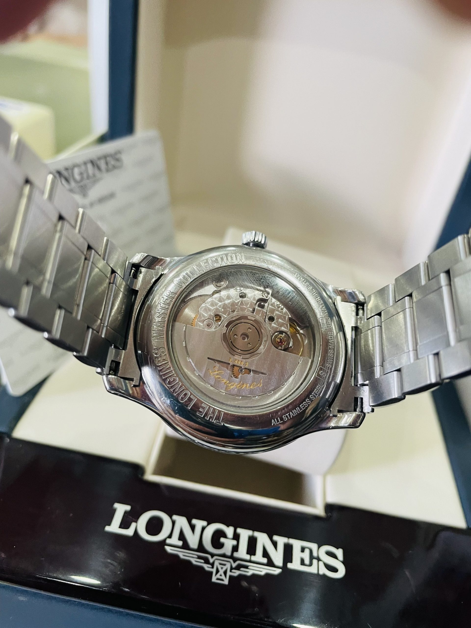 Ảnh 6 của [HÀNG LƯỚT] Đồng hồ nam Longines Master L2.628.4.57.6 (L26284576) Automatic 38.5mm