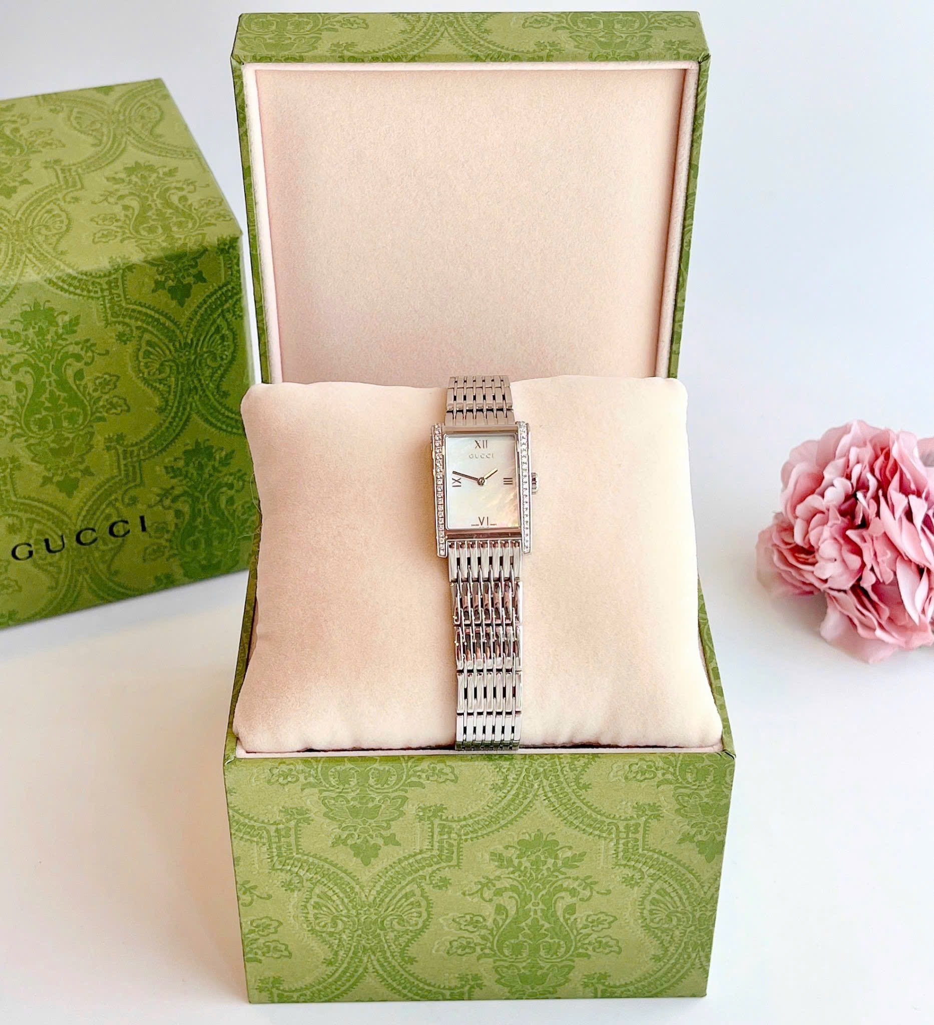 (ĐỒNG HỒ NỮ) Gucci YA086406 Diamond 8600 Collection