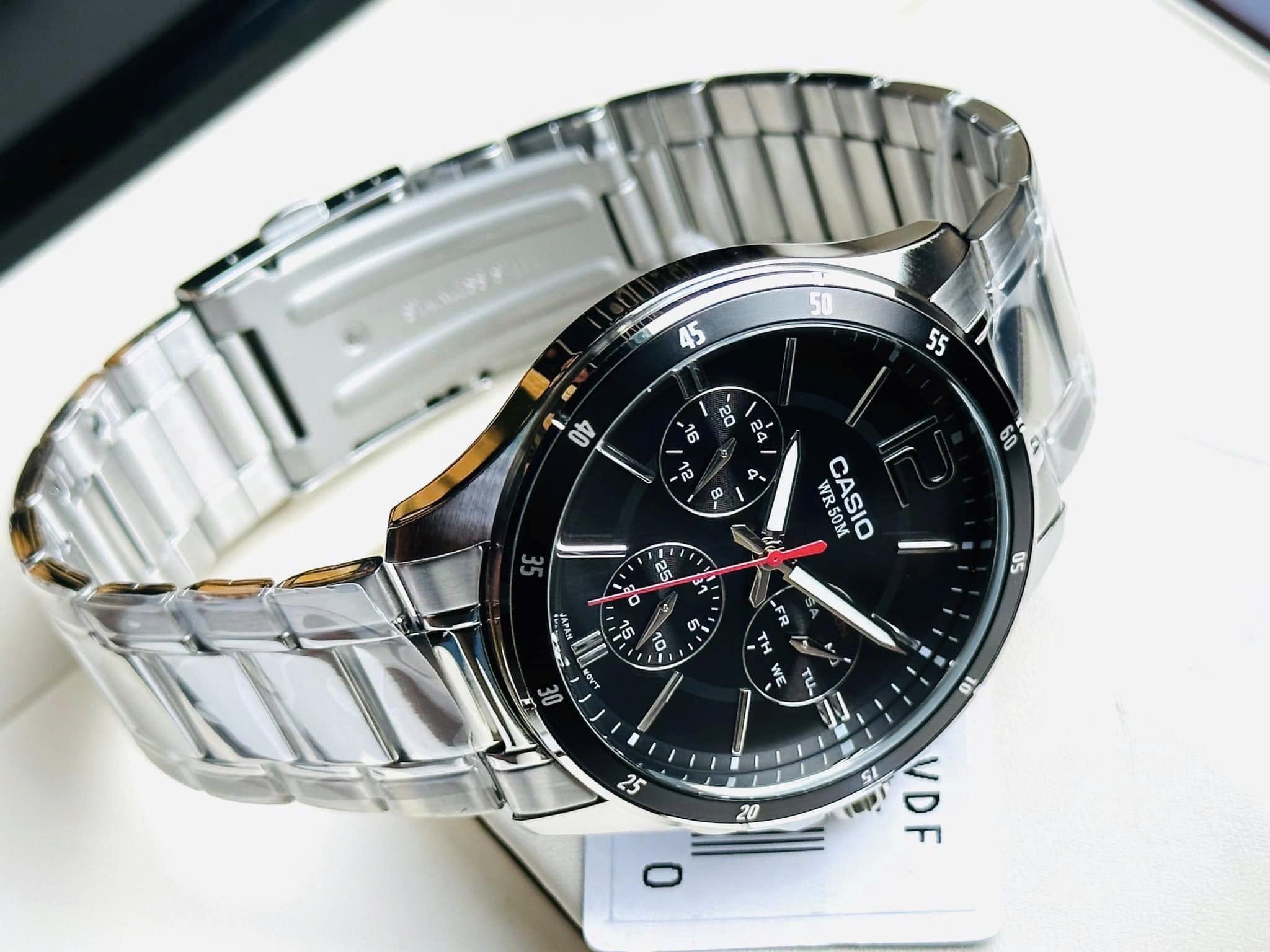 Ảnh 7 của (ĐỒNG HỒ NAM) Casio Quartz MTP-1374D-1AV ( MTP1374D1AV )