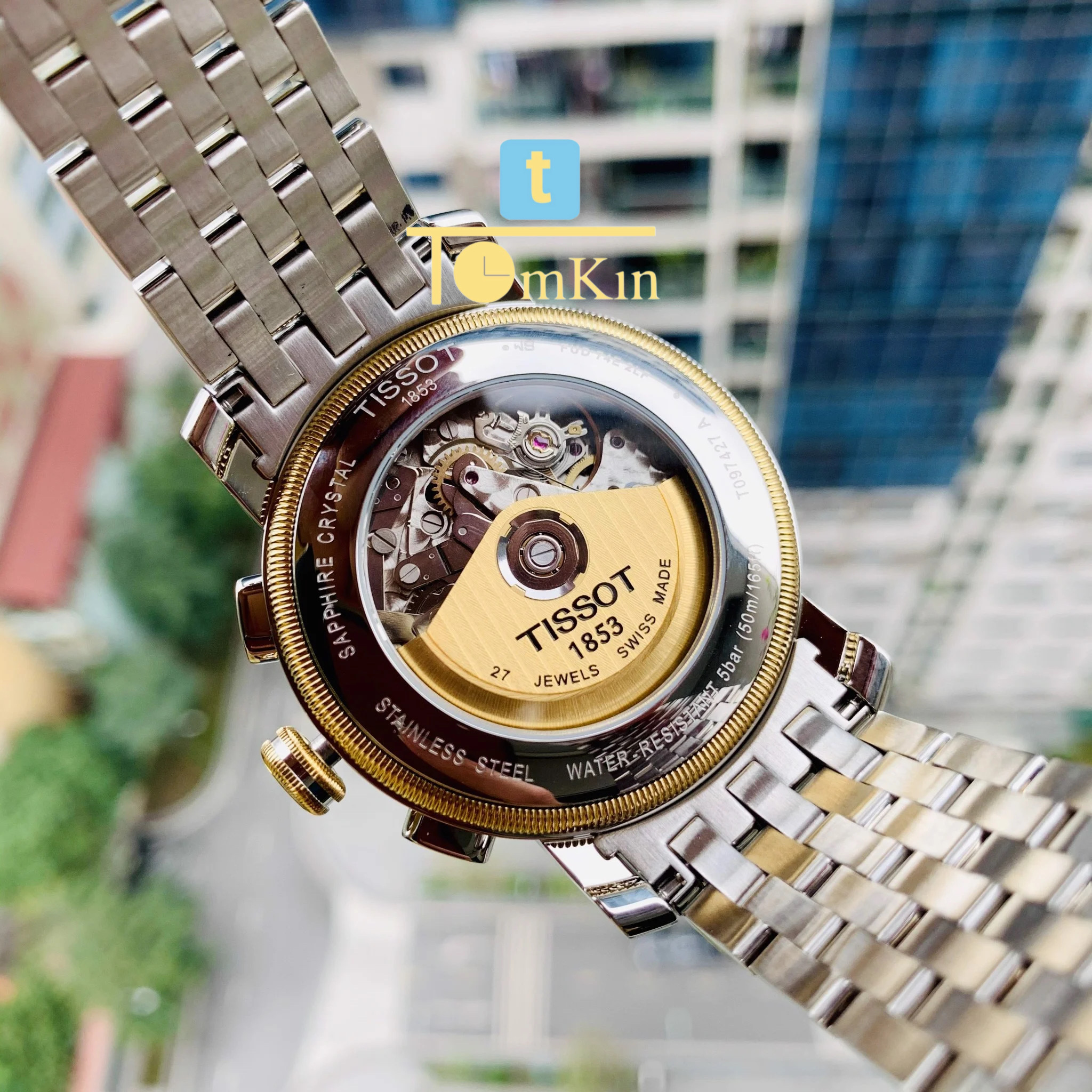 Ảnh 4 của Tissot Automatic Bridgeport Chronograph Gent T097.427.22.033.00 ( T0974272203300 )