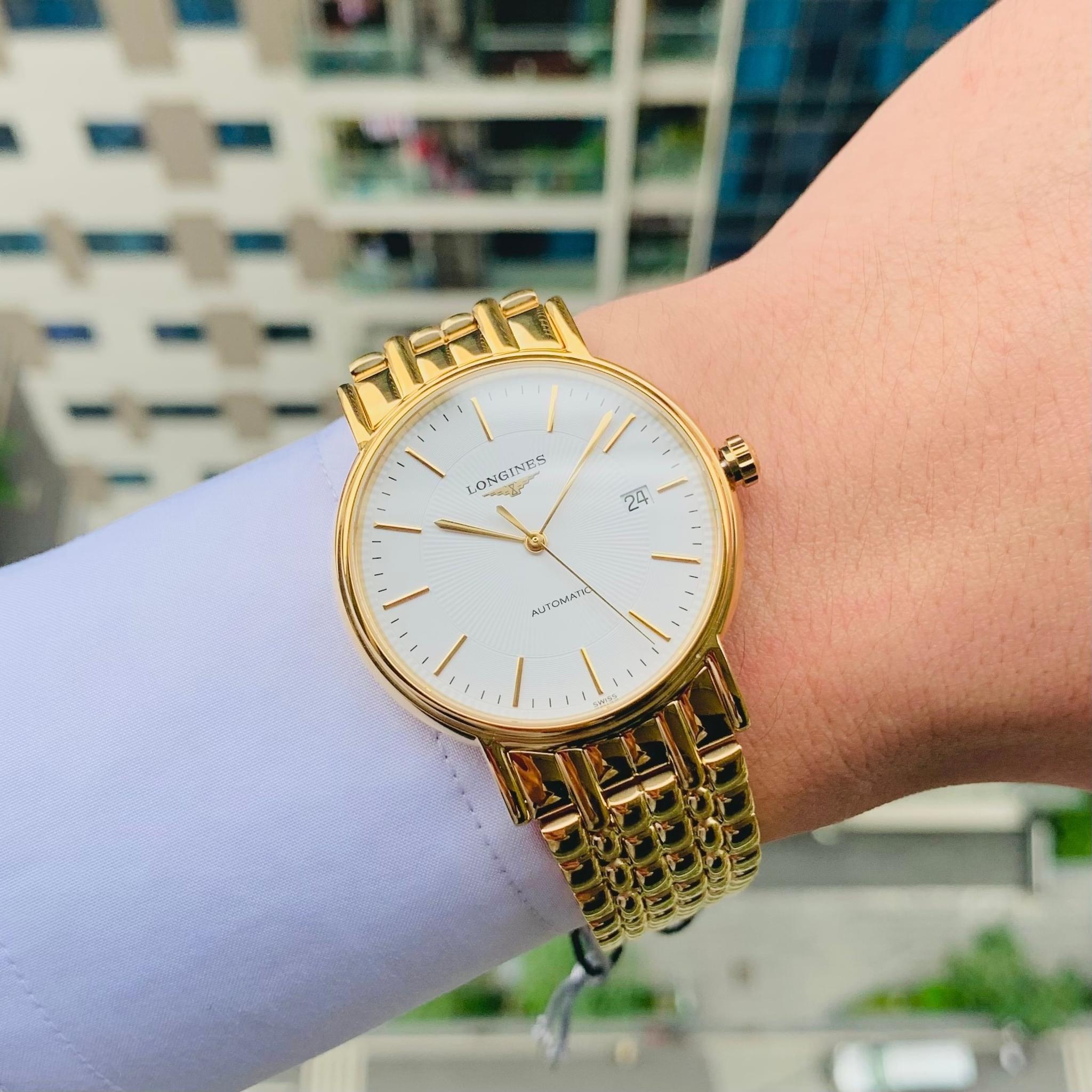 Ảnh 2 của Đồng Hồ nam (New) Longines Presence Automatic L4.921.2.18.8 ( L49212188 ) 38.5mm