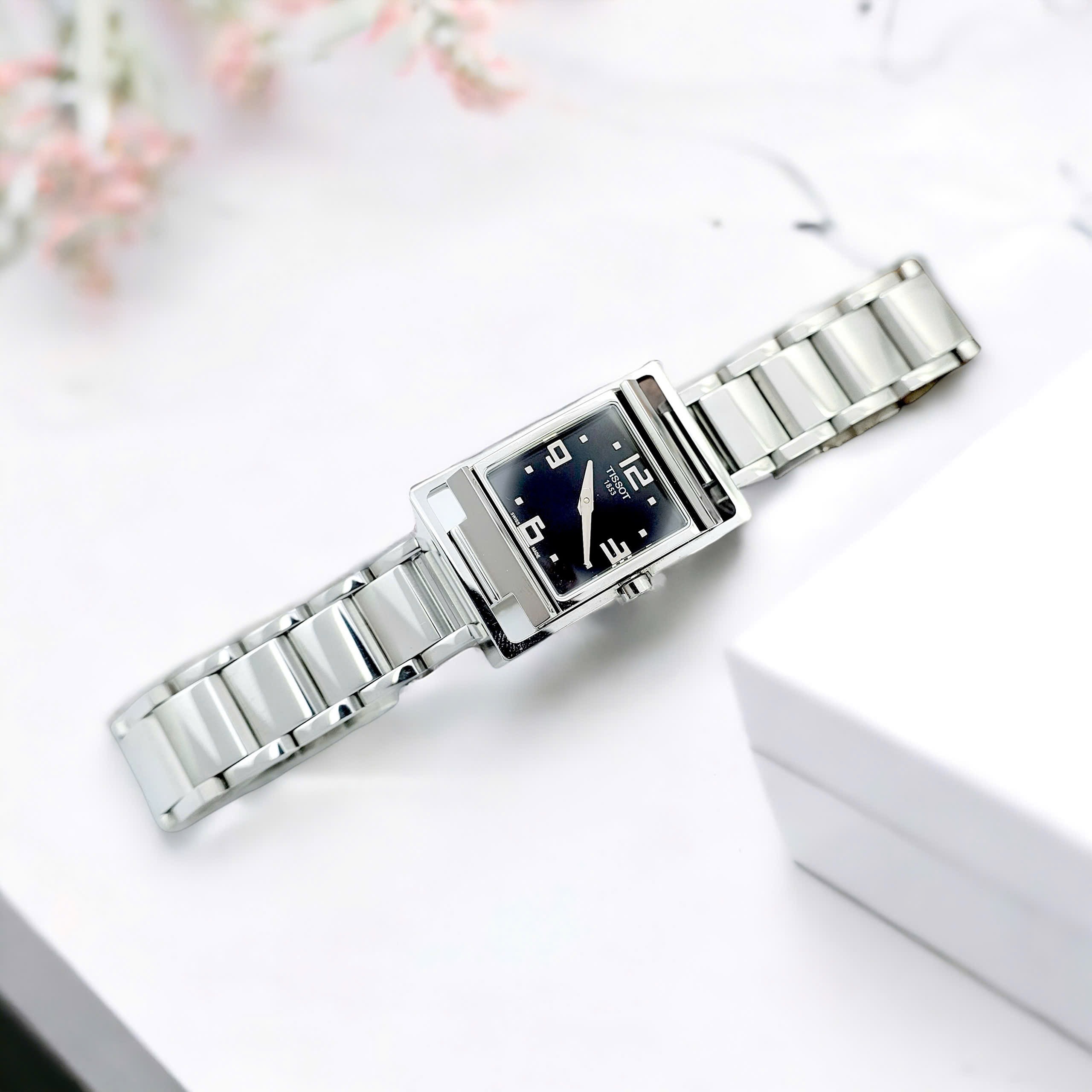 Ảnh 4 của (ĐỒNG HỒ NỮ) Tissot Quartz T032.309.11.057.00 ( T0323091105700 ) My-T Open Steel Mother of Pearl Dial