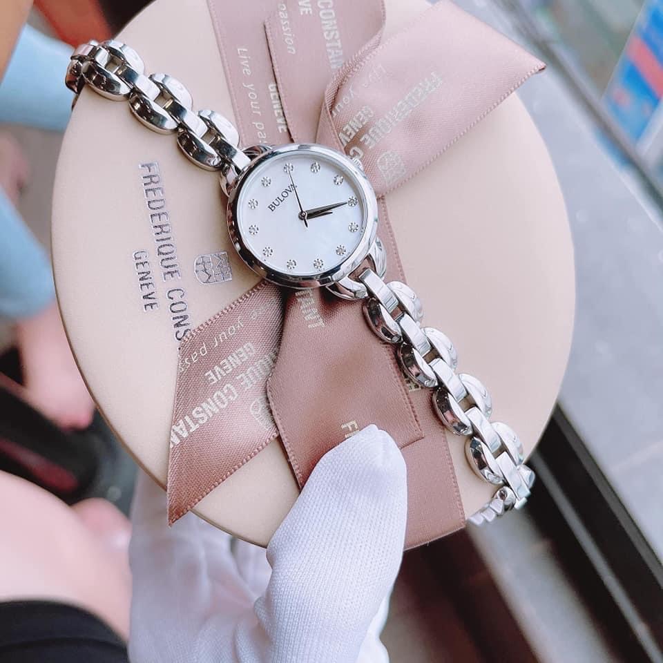 Ảnh 3 của (ĐỒNG HỒ NỮ) BULOVA 96L204 FACETS COLLECTION SILVER TONE 27mm