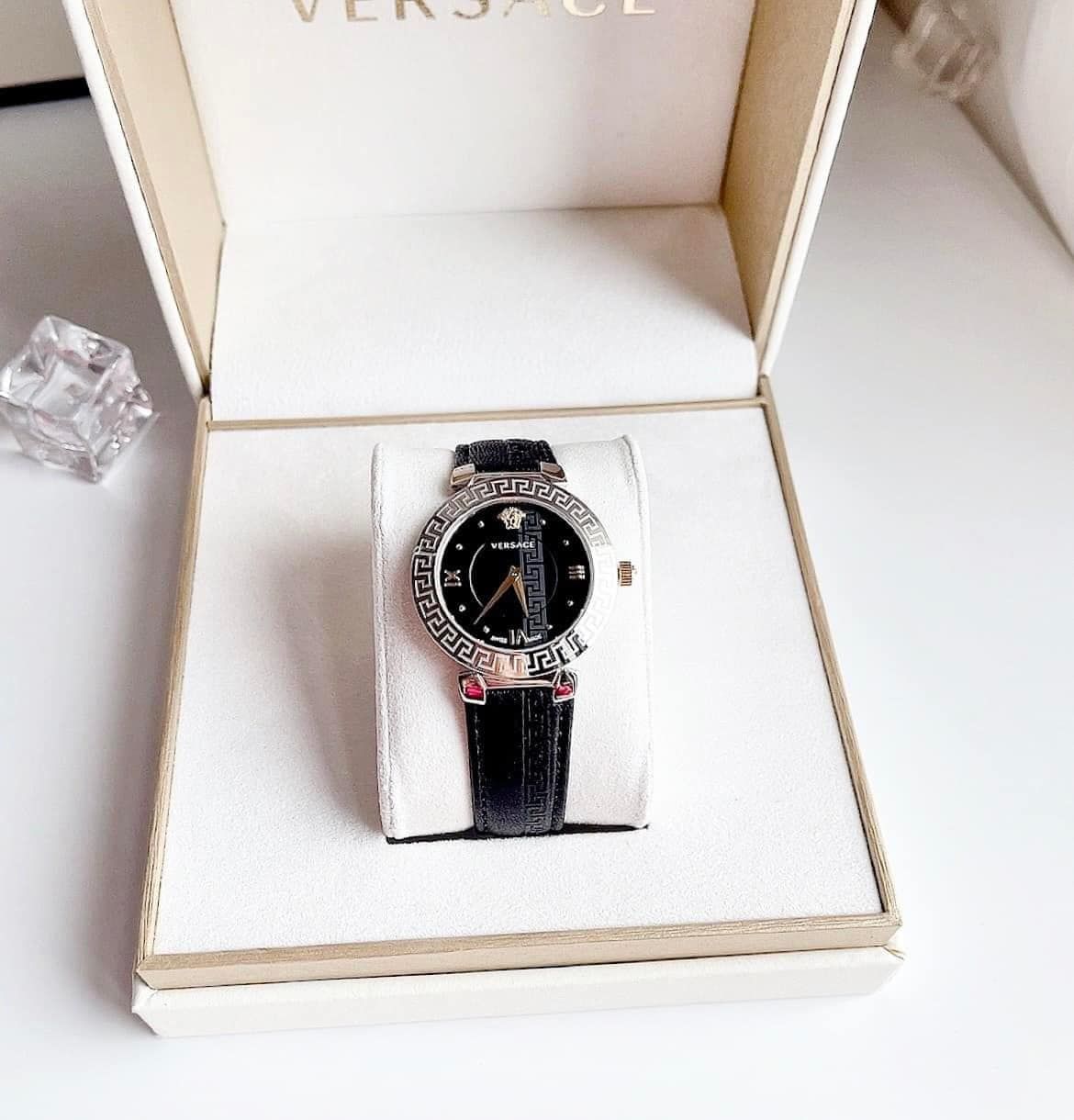 (ĐỒNG HỒ NỮ) Versace Daphnis Black V16020017 35mm