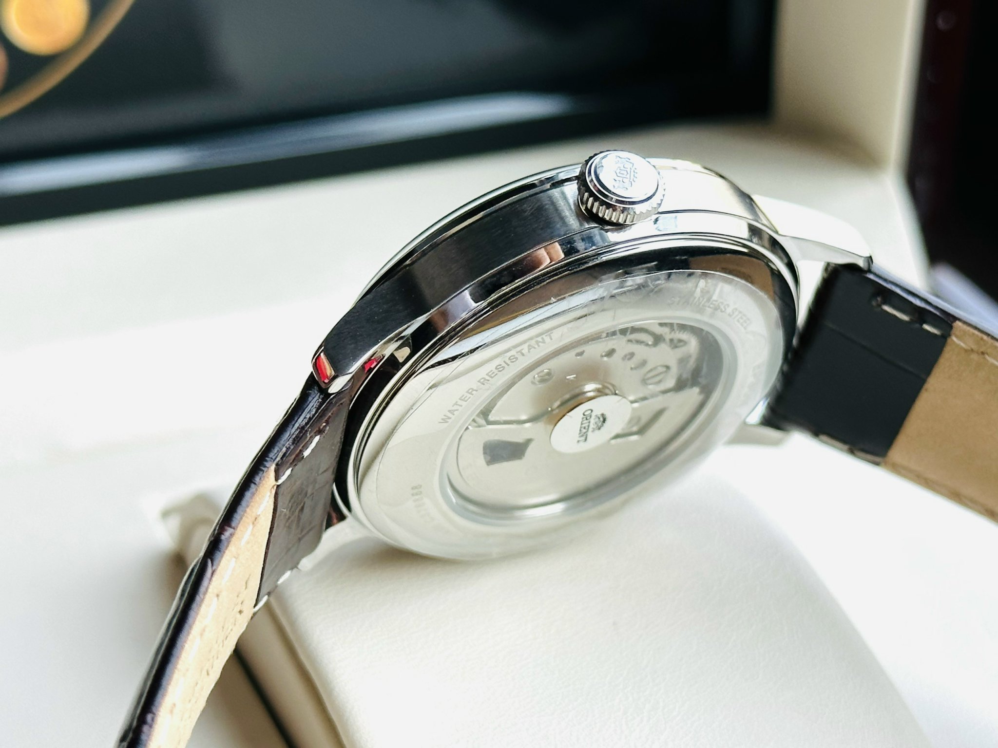 Ảnh 6 của (ĐỒNG HỒ NAM) Orient Sun And Moon Bambino RA-AK0803Y10B ( RA-AK0803Y ) 41,5mm