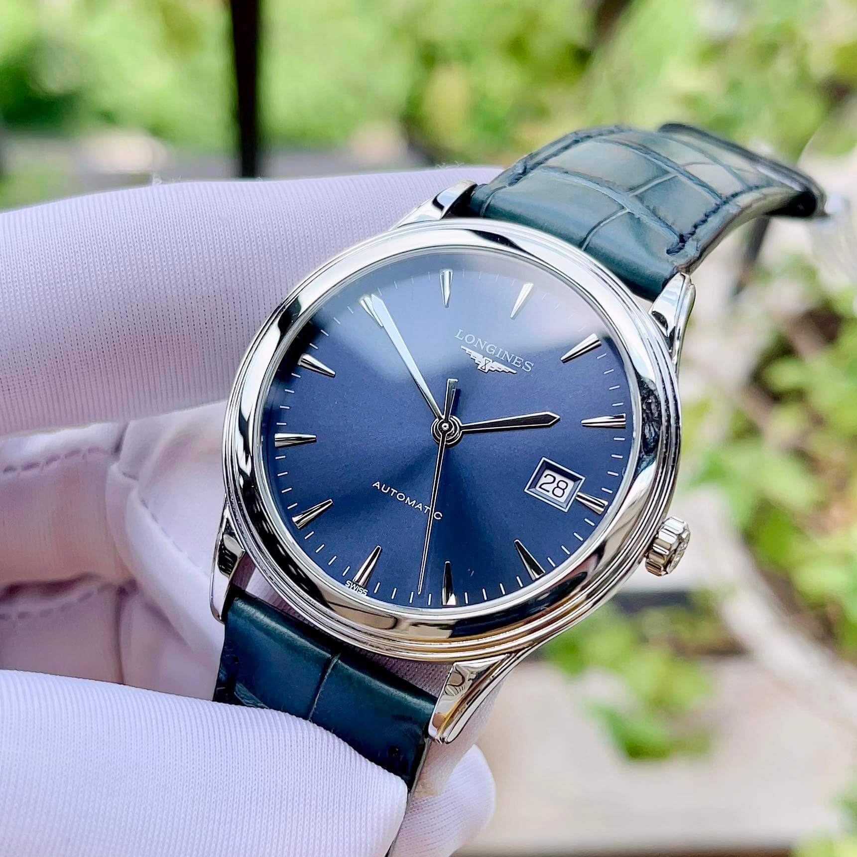 Ảnh 2 của ĐỒNG HỒ NAM (New) Longines Flagship Automatic Blue L4.974.4.92.2 L49744922 38.5MM