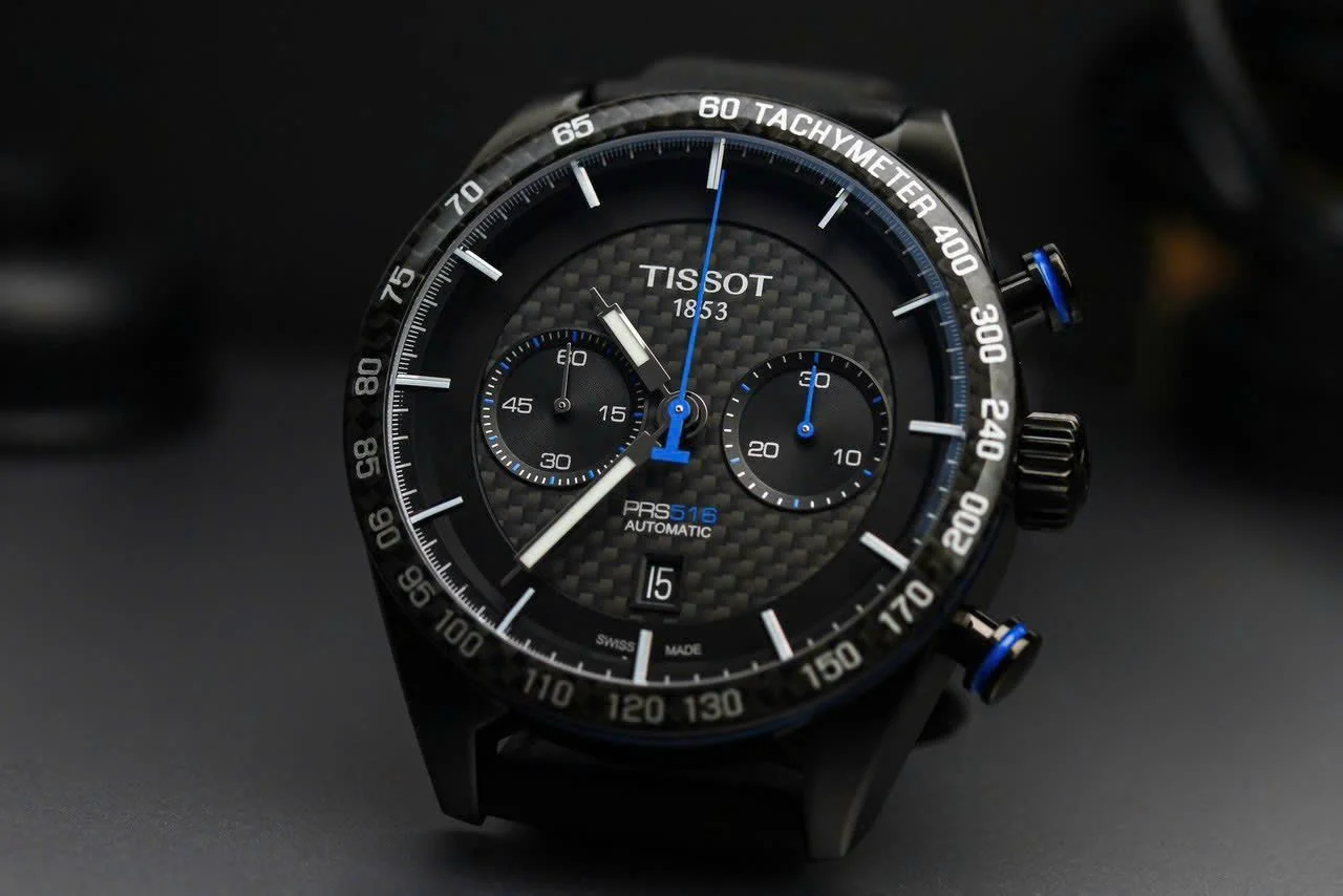 Ảnh 2 của (ĐỒNG HỒ NAM) Tissot Automatic T100.427.36.201.00 PRS 516 Chronograph