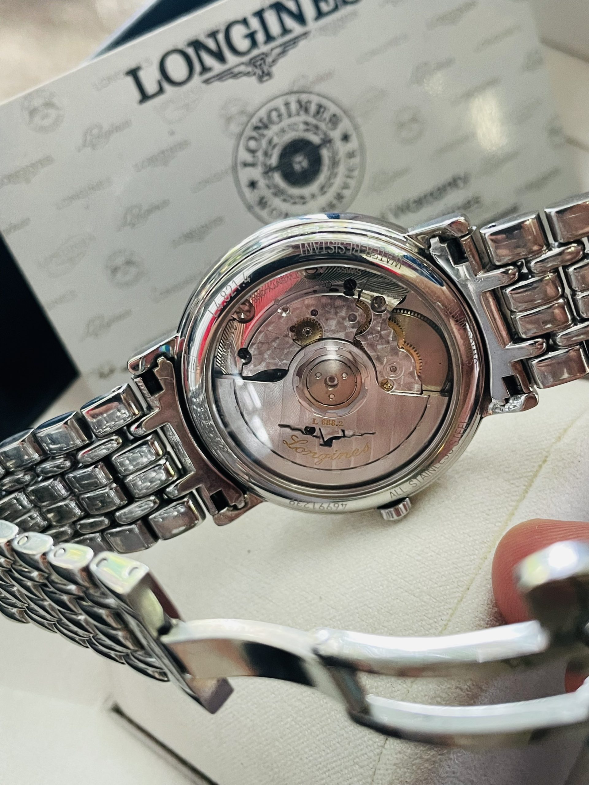 Ảnh 5 của [HÀNG LƯỚT] LONGINES PRÉSENCE L4.821.4.92.6 Automatic Watch 34.5mm