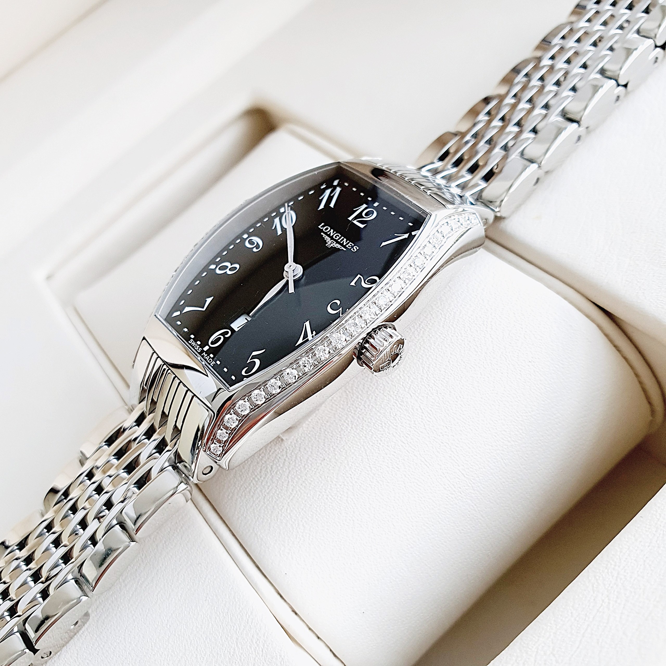 Ảnh 5 của (ĐỒNG HỒ NỮ) (New) Longines Evidenza Quartz Women's Watch L2.155.0.53.6 (L21550536) 26x30x8.1mm