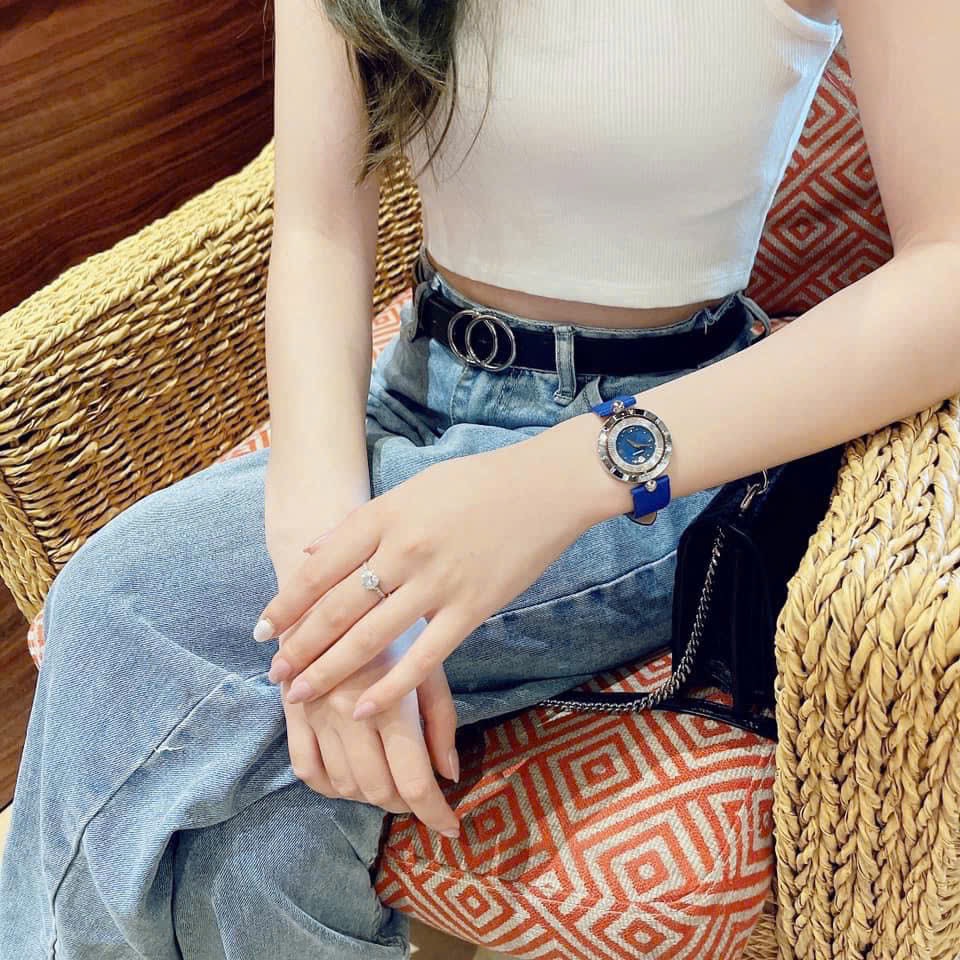 Ảnh 7 của (ĐỒNG HỒ NỮ ) Versace Daphnis Quartz Mother Of Pearl Dial Gold Tone V16070017 35mm
