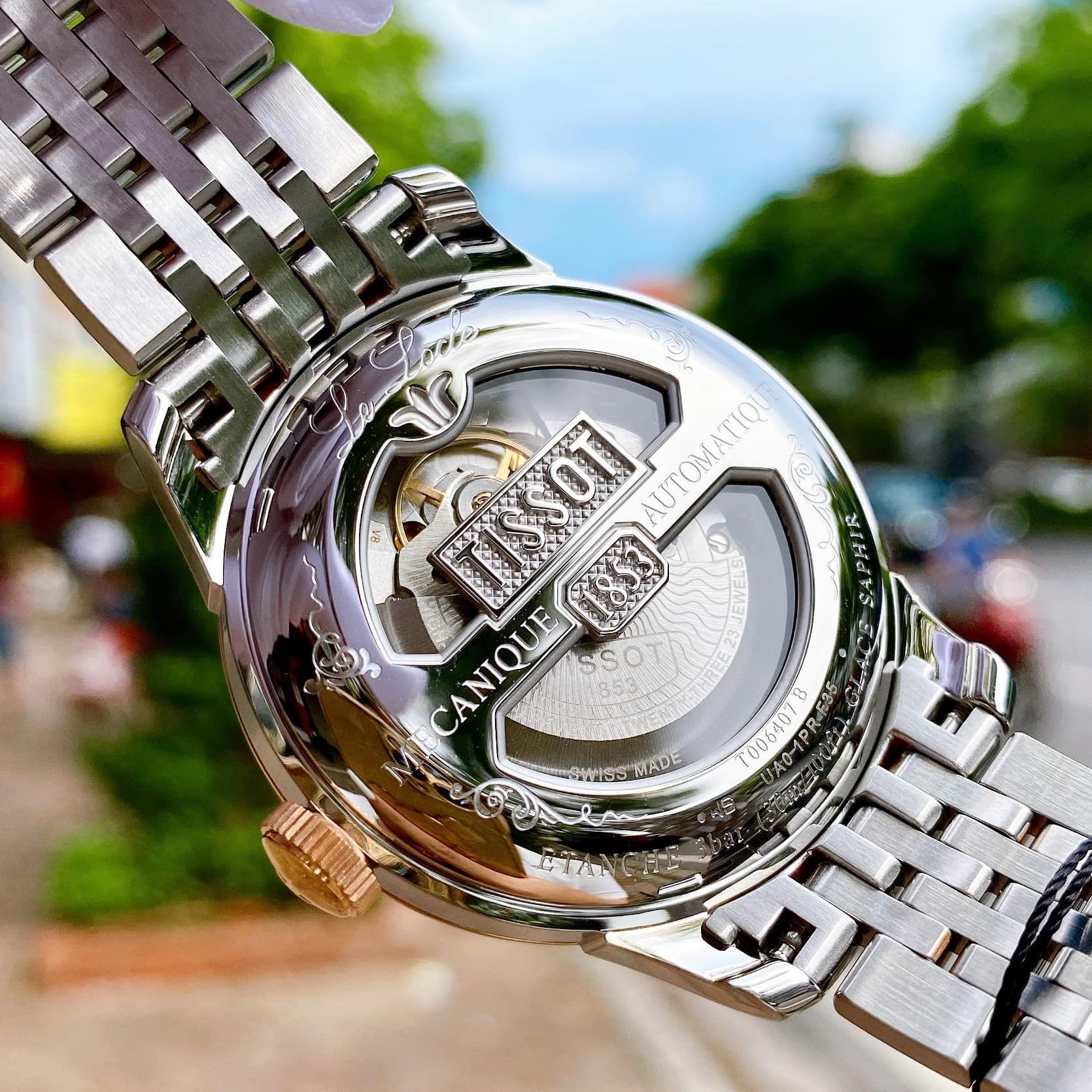 Ảnh 8 của (ĐỒNG HỒ NAM) (New) Tissot Le Locle Diamond DemiRose - T006.407.22.036.01 ( T0064072203601 ) 39.3mm