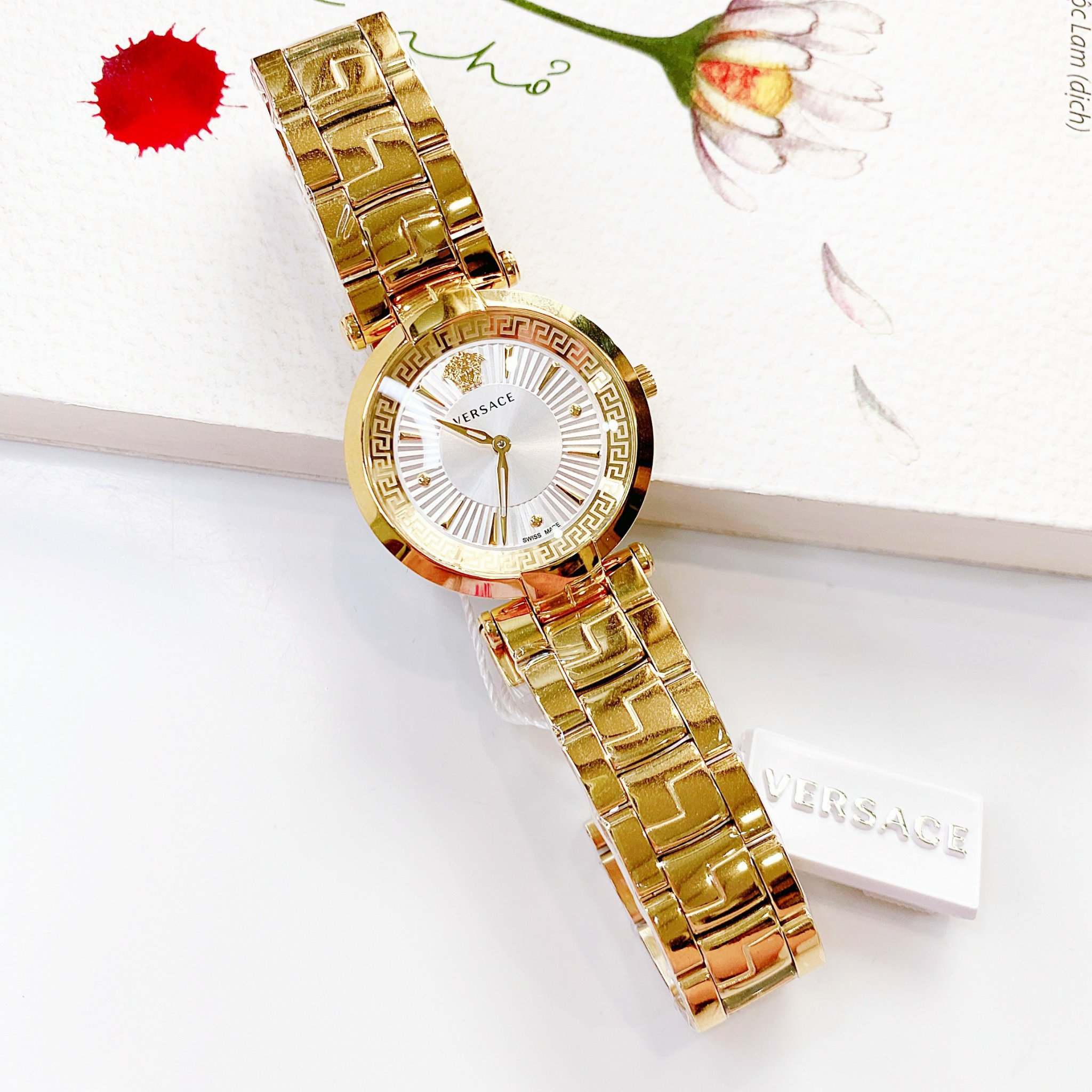 Đồng hồ Nữ Versace Revive VE2L00521 White dial Watch 35MM