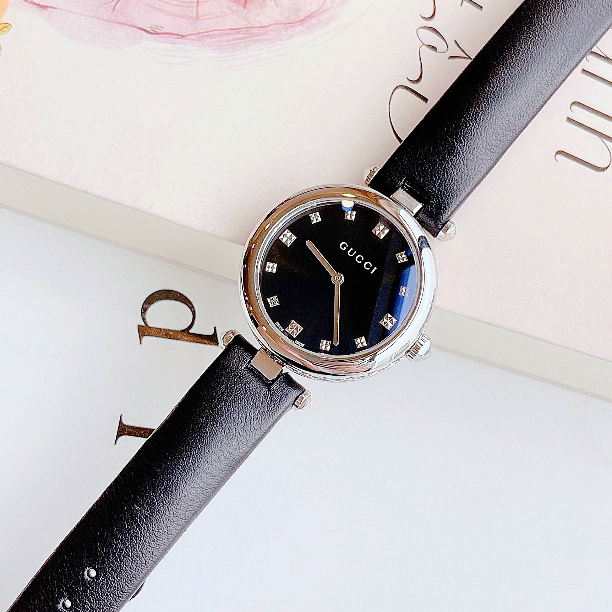 Ảnh 6 của (ĐỒNG HỒ NỮ) Gucci YA141403 Diamantissima Watch, 32mm