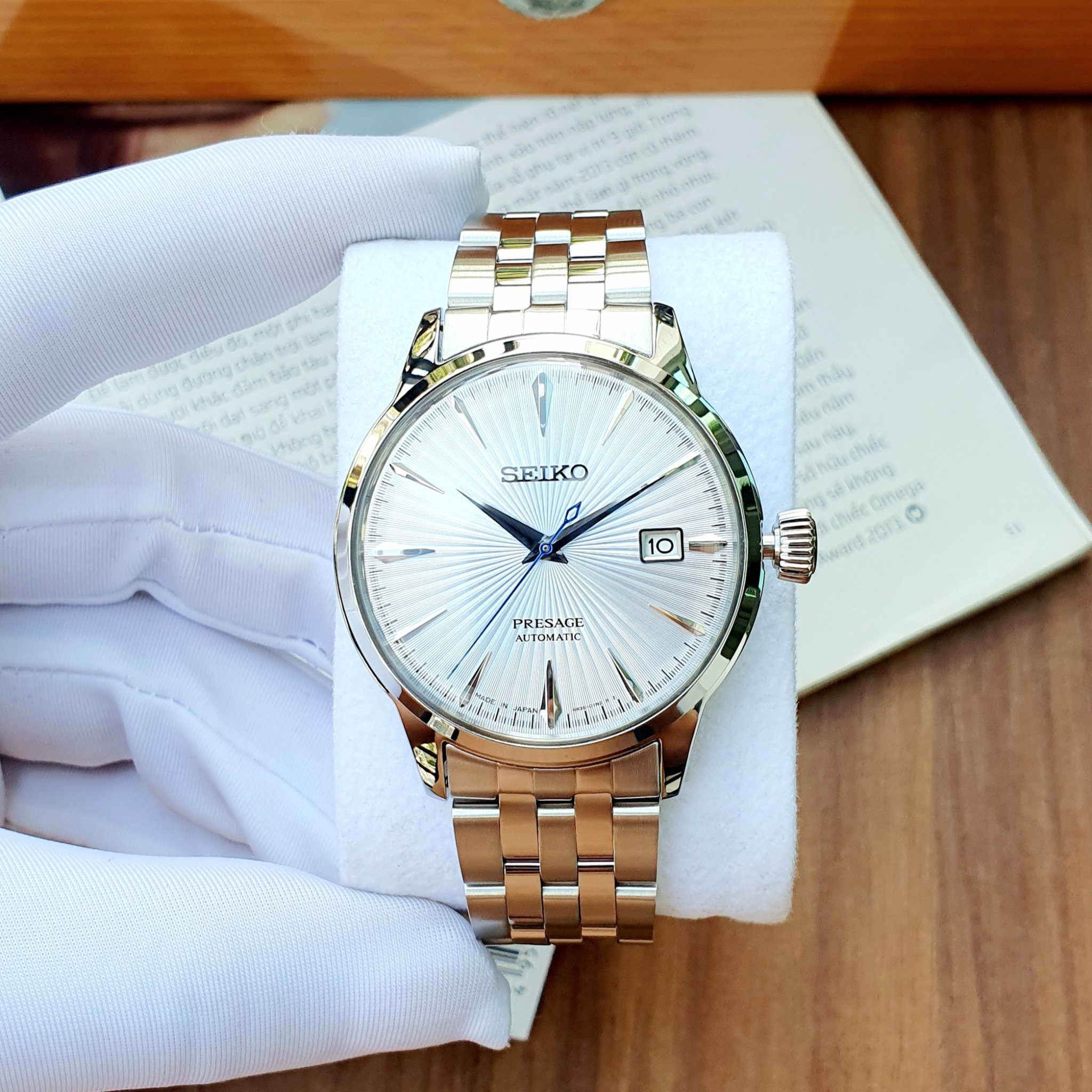 Ảnh 4 của (ĐỒNG HỒ NAM) Seiko Cocktail Automatic SRPE19J1 40.5mm