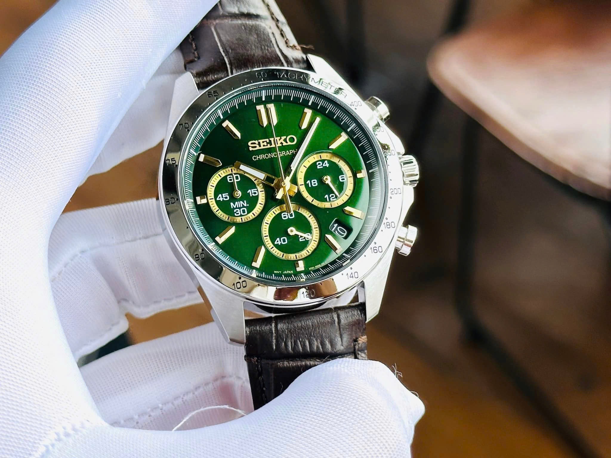 (ĐỒNG HỒ NAM) Seiko Spirit Chronograph SBTR017 40.5mm