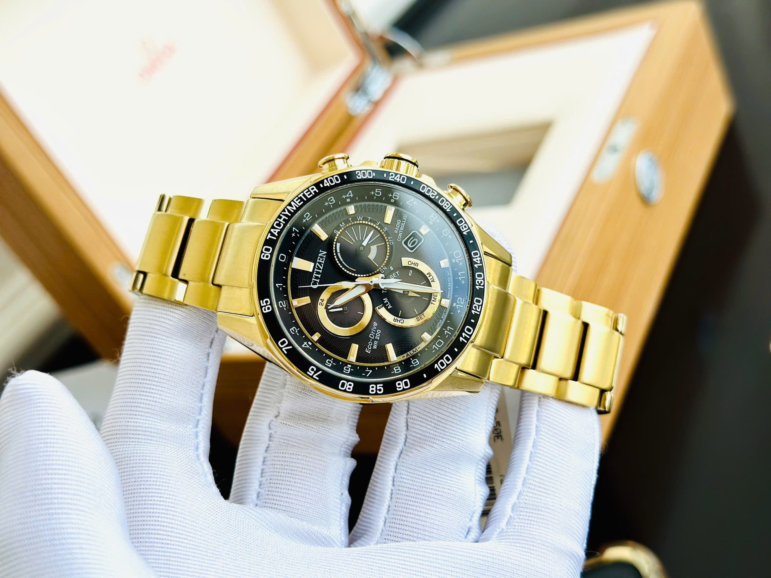 Ảnh 3 của (ĐỒNG HỒ NAM) Citizen Eco-Drive CB5912-50E Perpetual Calendar Chronograph  ( CB591250E )