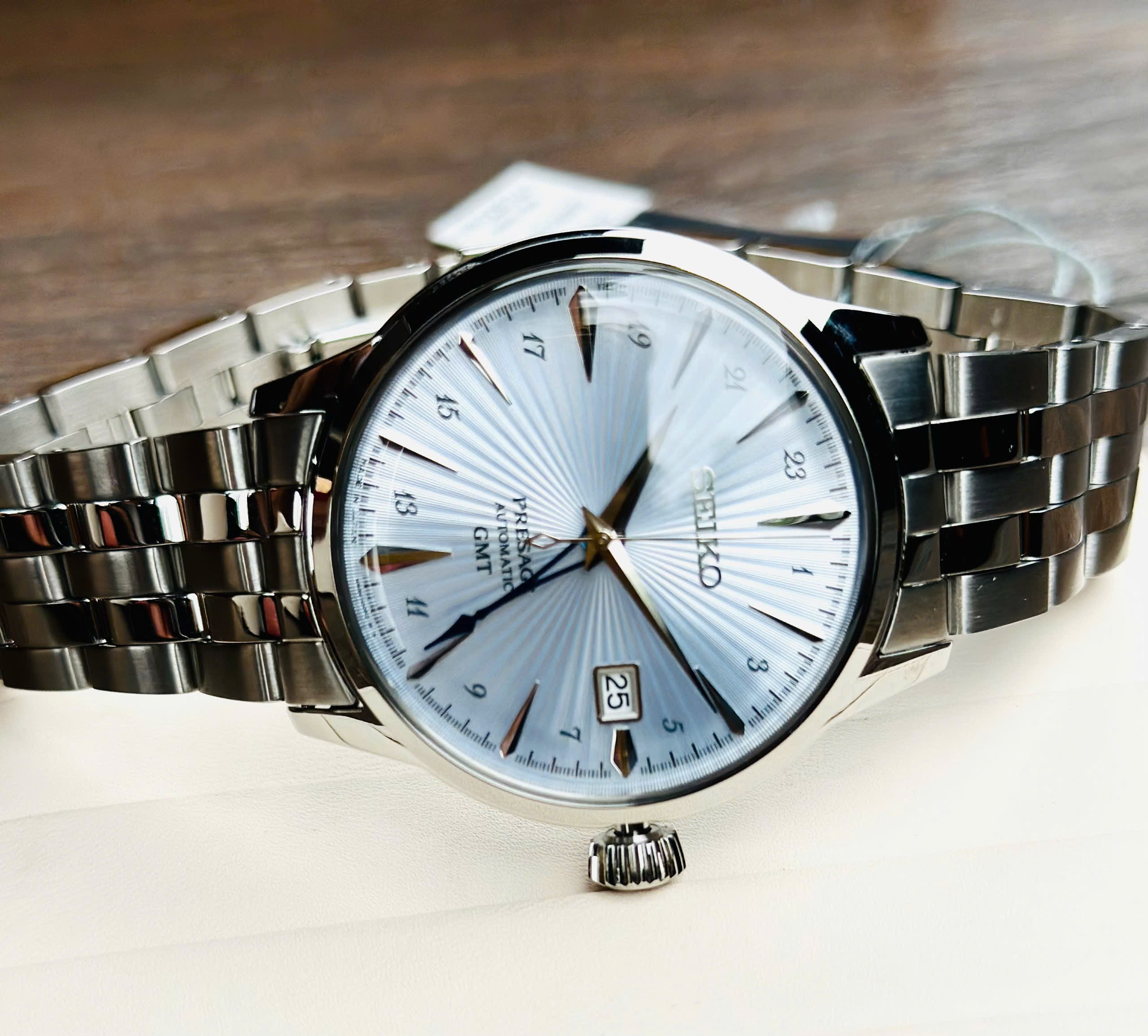 Ảnh 9 của (ĐỒNG HỒ NAM) Seiko Automatic SARY241 Presage Cocktail Time GMT 40.5mm