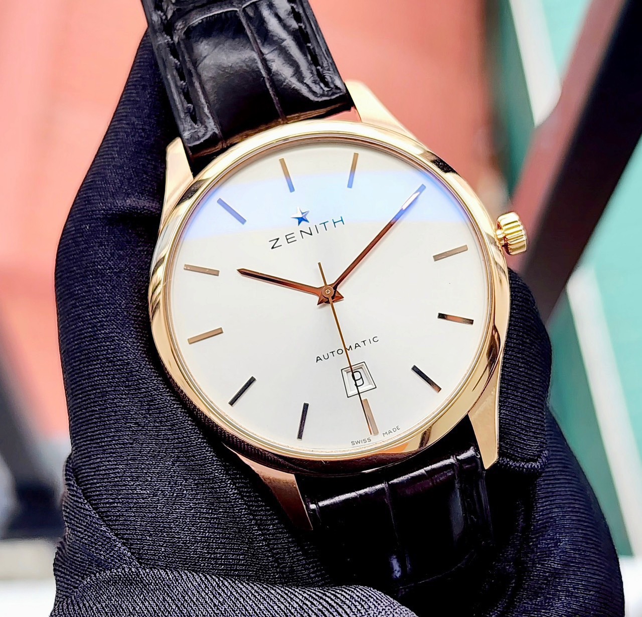 Ảnh 2 của [Deal Lướt] ĐỒNG HỒ NAM Zenith Elite Captain Port Royal Rose Gold 18.2020.3001 /01.C498 182020300101C498 40mm