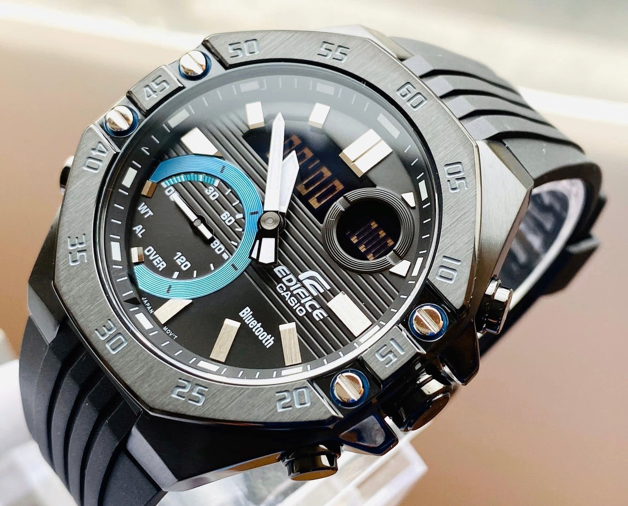 Ảnh 4 của (ĐỒNG HỒ NAM) Casio Edifice ECB-10PB-1ADF ( ECB10PB1ADF )