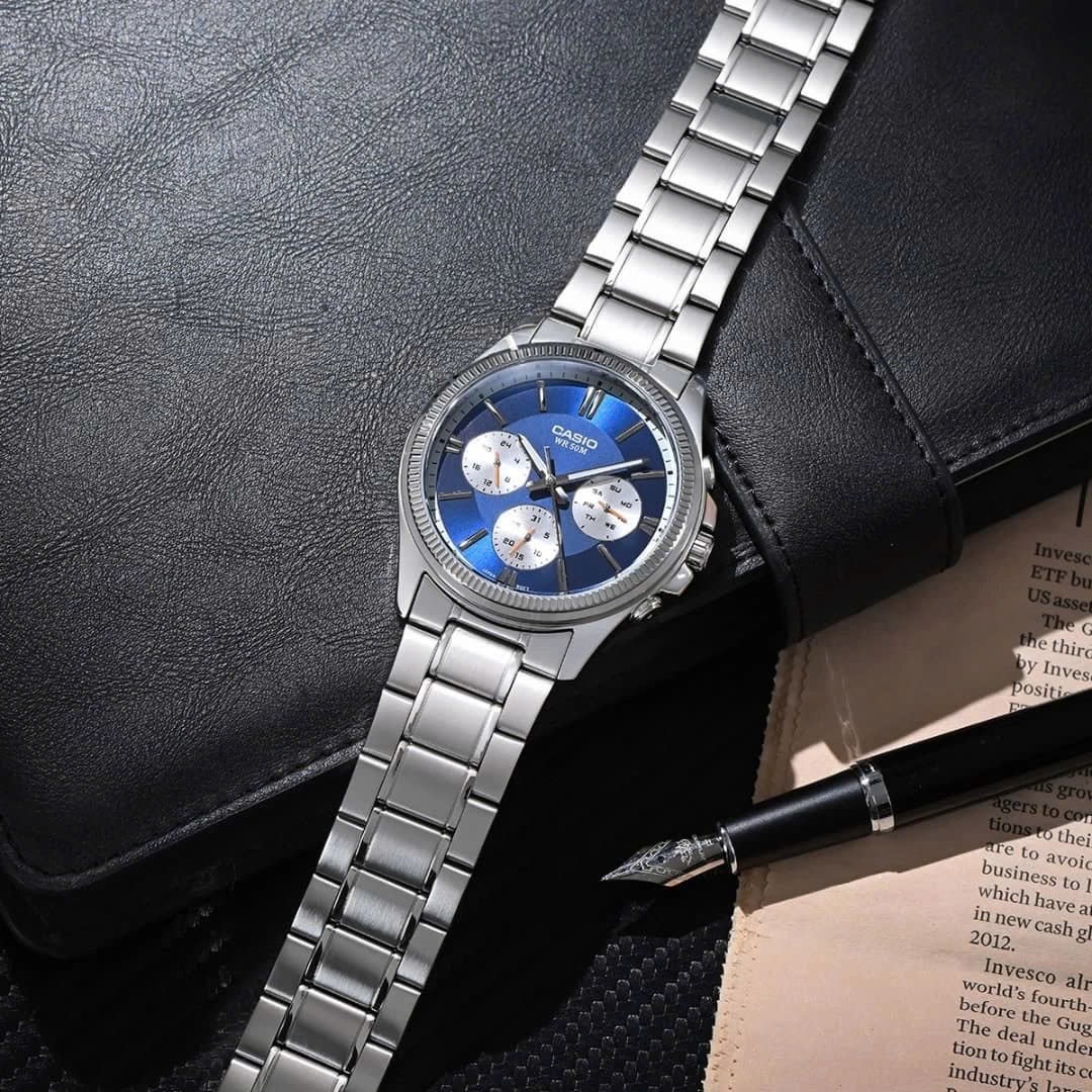 Ảnh 6 của (ĐỒNG HỒ NAM) Casio MTP-1375D-2A1VDF ( MTP1375D2A1VDF )
