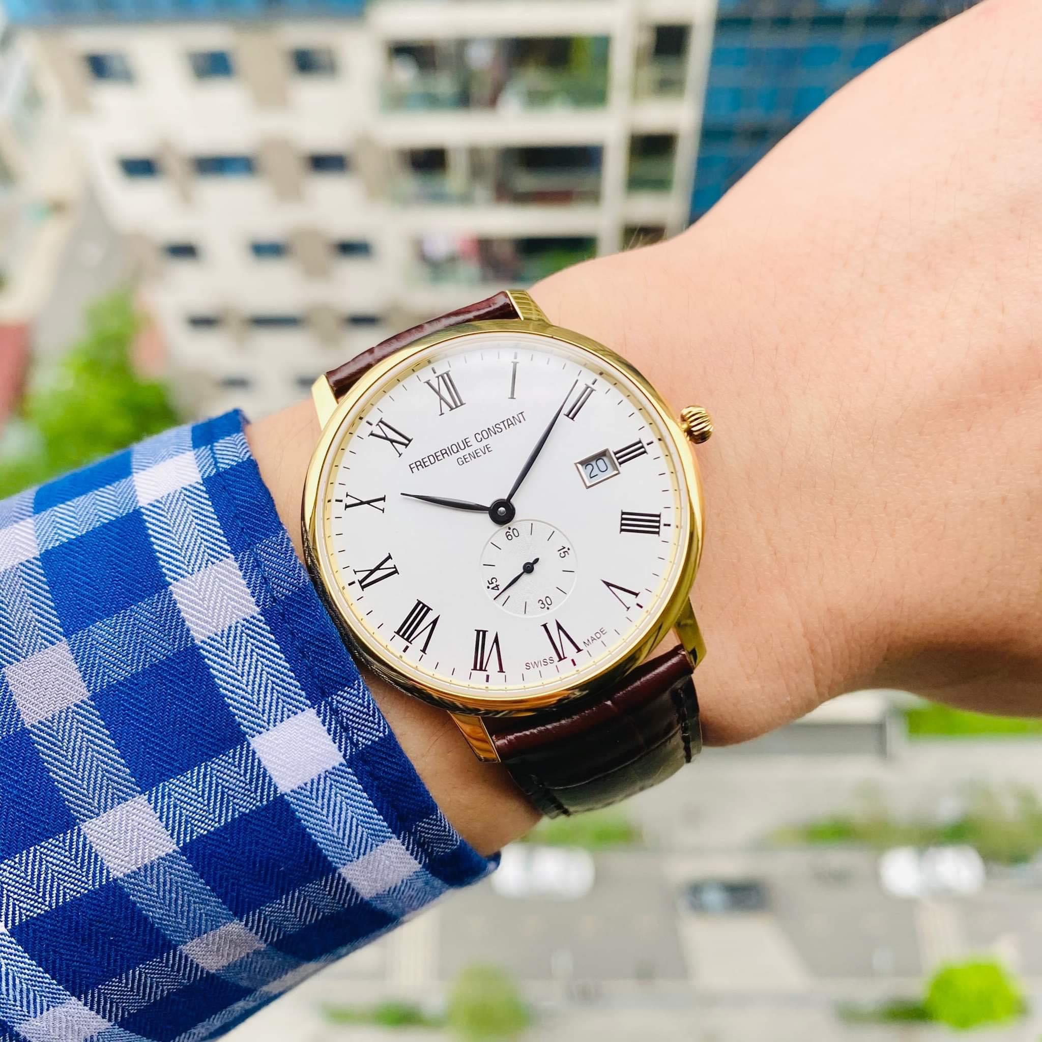 Ảnh 3 của (ĐỒNG HỒ NAM) (New) Frederique Constant FC-245WR5S5 (FC245WR5S5) (245WR5S5) SlimLine Watch 40mm