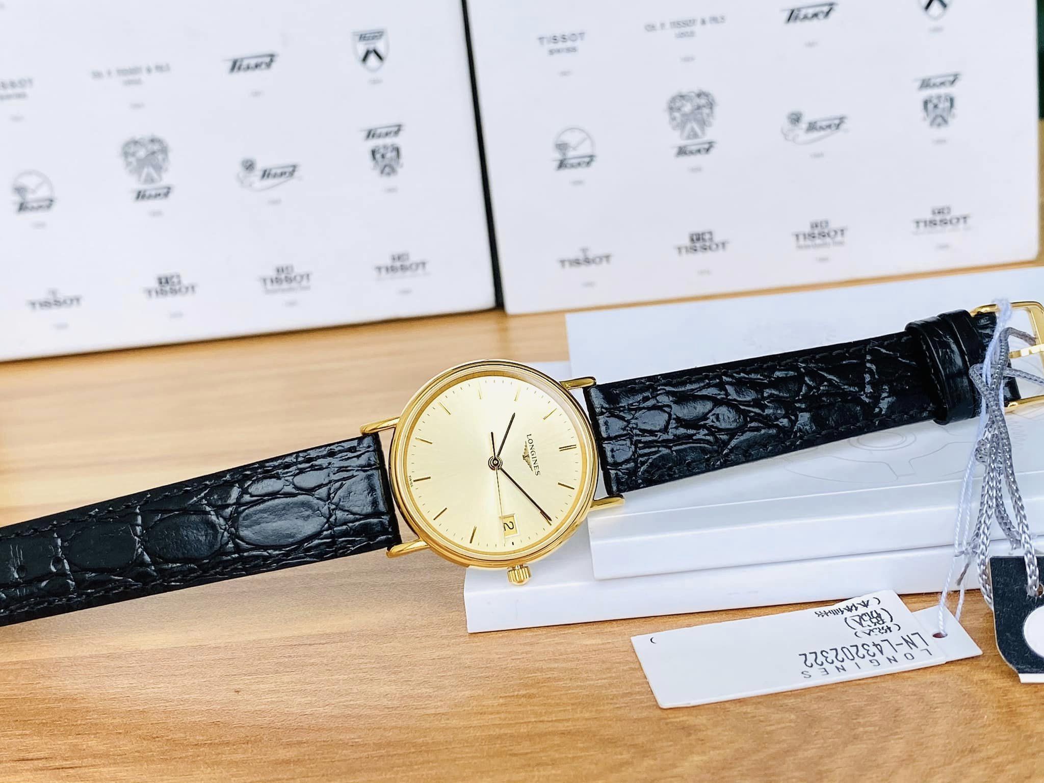 ( ĐỒNG HỒ NỮ ) Longines Quartz L4.320.2.32.2 Presence ( L43202322 ) 30mm