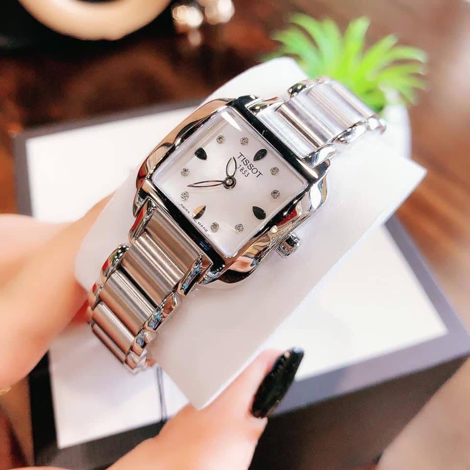 Ảnh 3 của (ĐỒNG HỒ NỮ) Tissot T-wave MOP diamond T02.1.285.74 ( T02128574 )