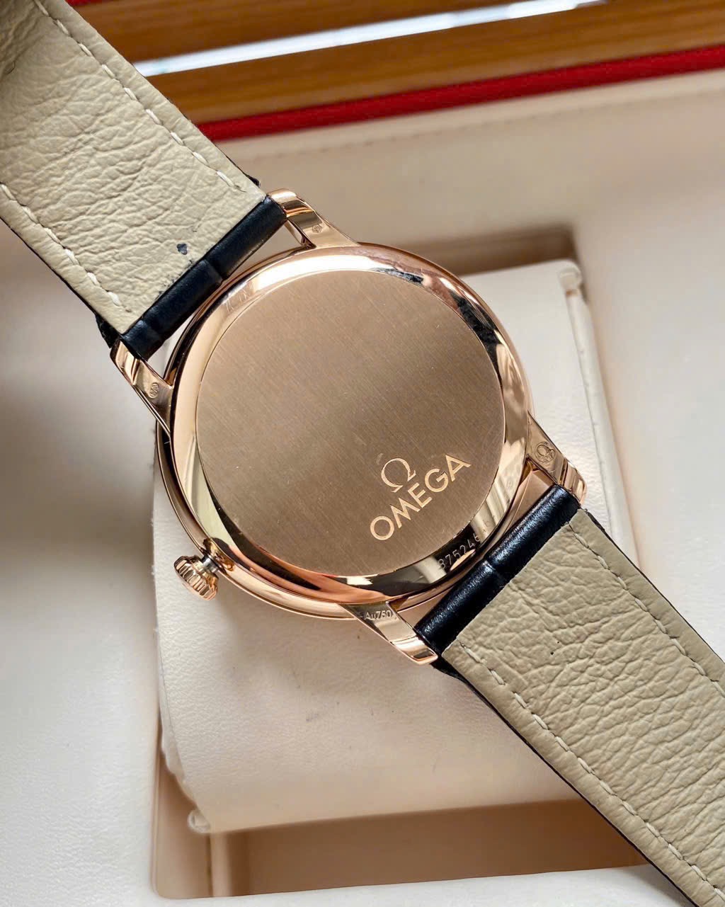Ảnh 5 của (DEAL LƯỚT) (ĐỒNG HỒ NAM) OMEGA DE VILLE PRESTIGE 424.53.40.20.02.001 (42453402002001)