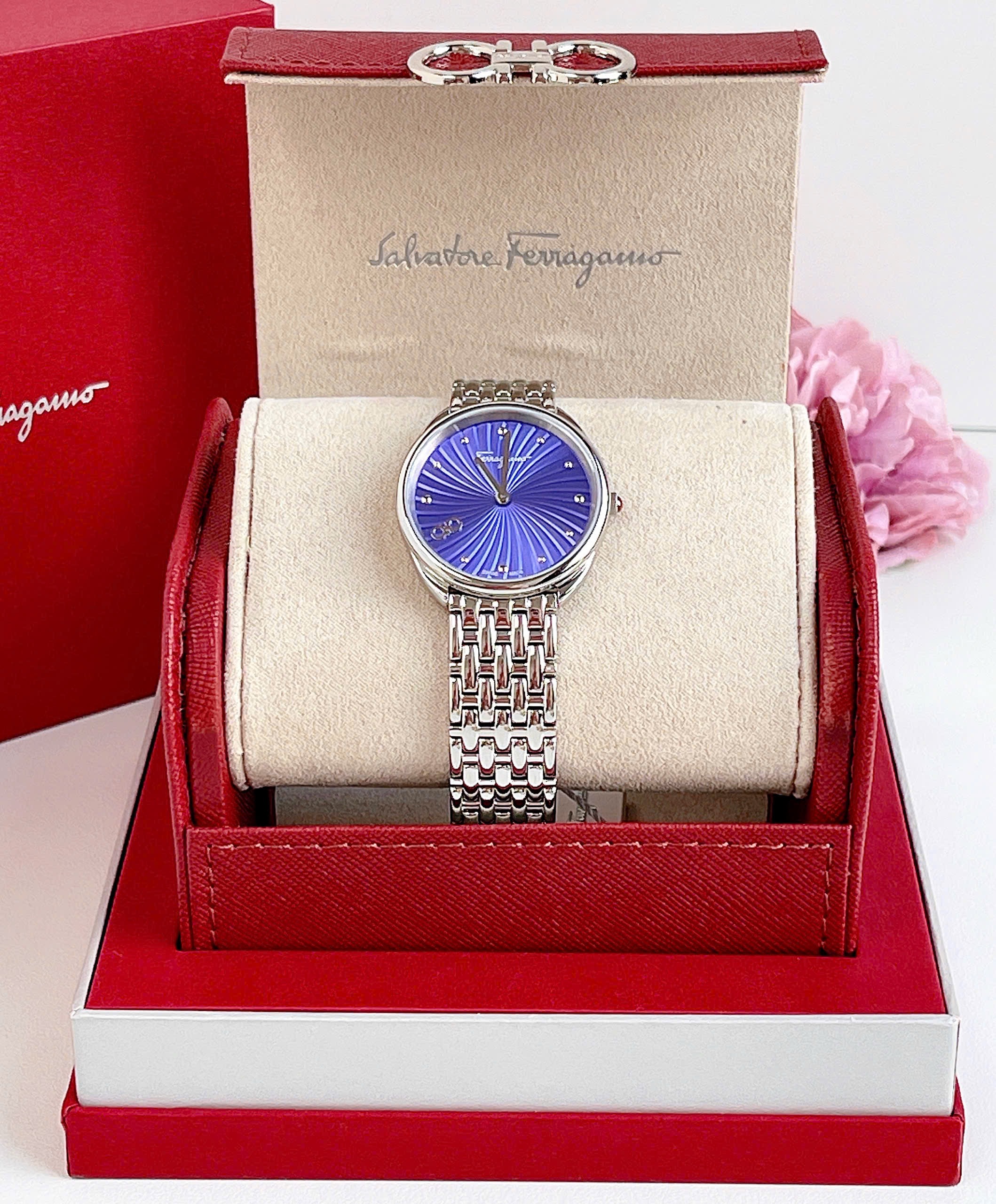 ( ĐỒNG HỒ NỮ ) Salvatore Farragamo SFYN01822 Womens Cuir Stainless Steel 34mm Bracelet Fashion