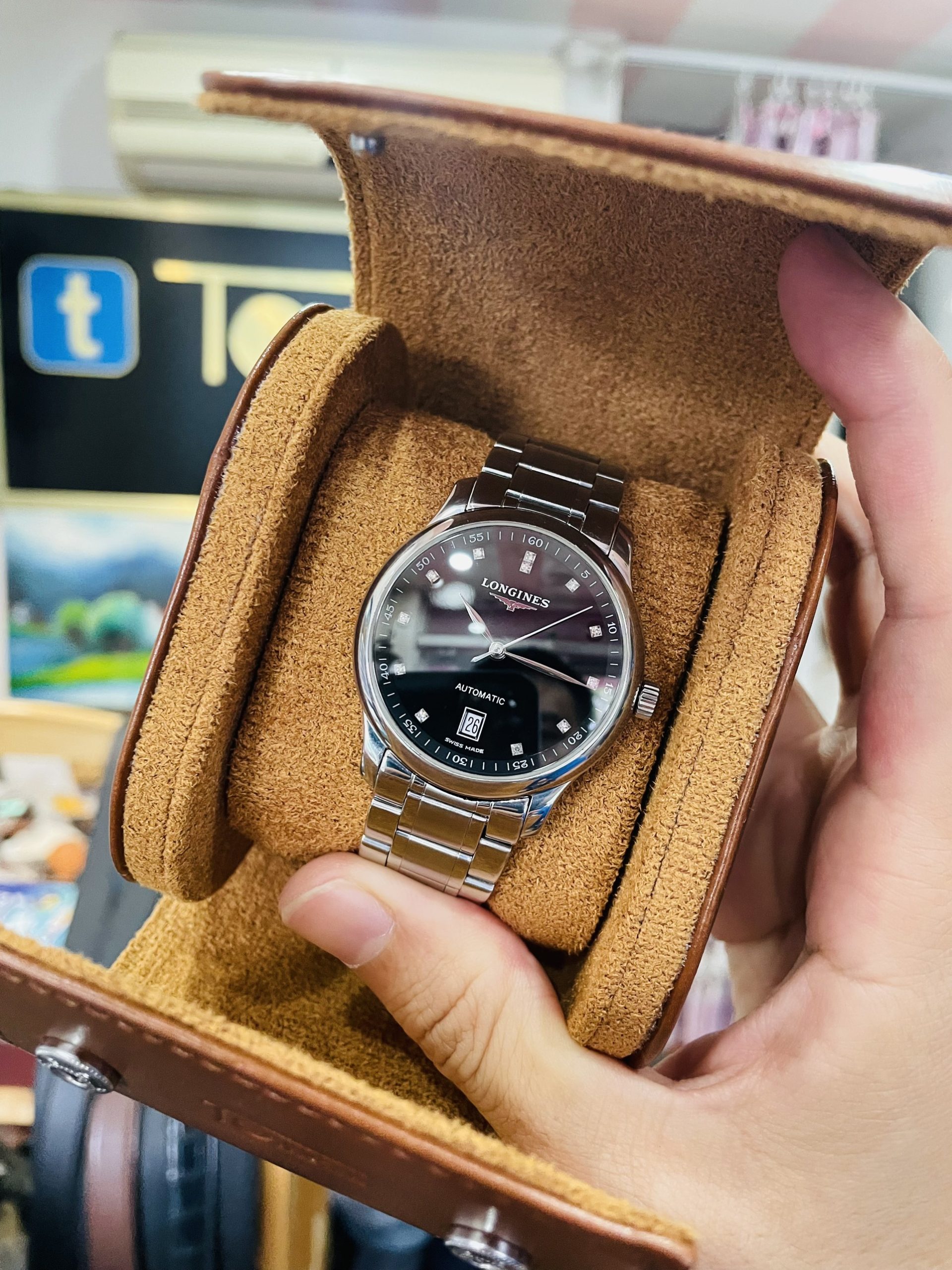 Ảnh 3 của [HÀNG LƯỚT] Đồng hồ nam Longines Master L2.628.4.57.6 (L26284576) Automatic 38.5mm